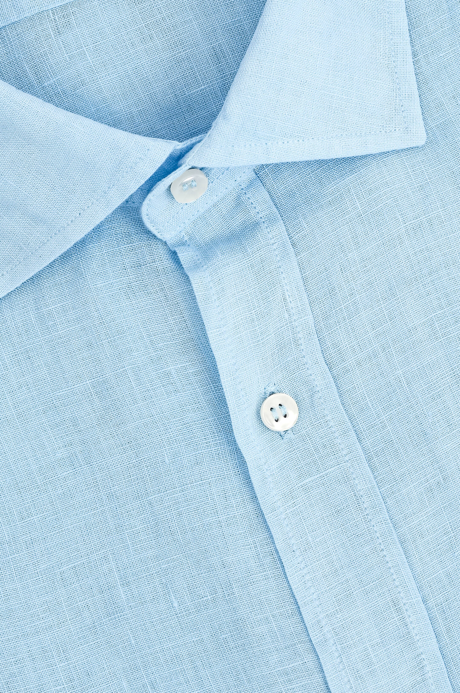 Leinenhemd in Hellblau Leinenhemd in Hellblau