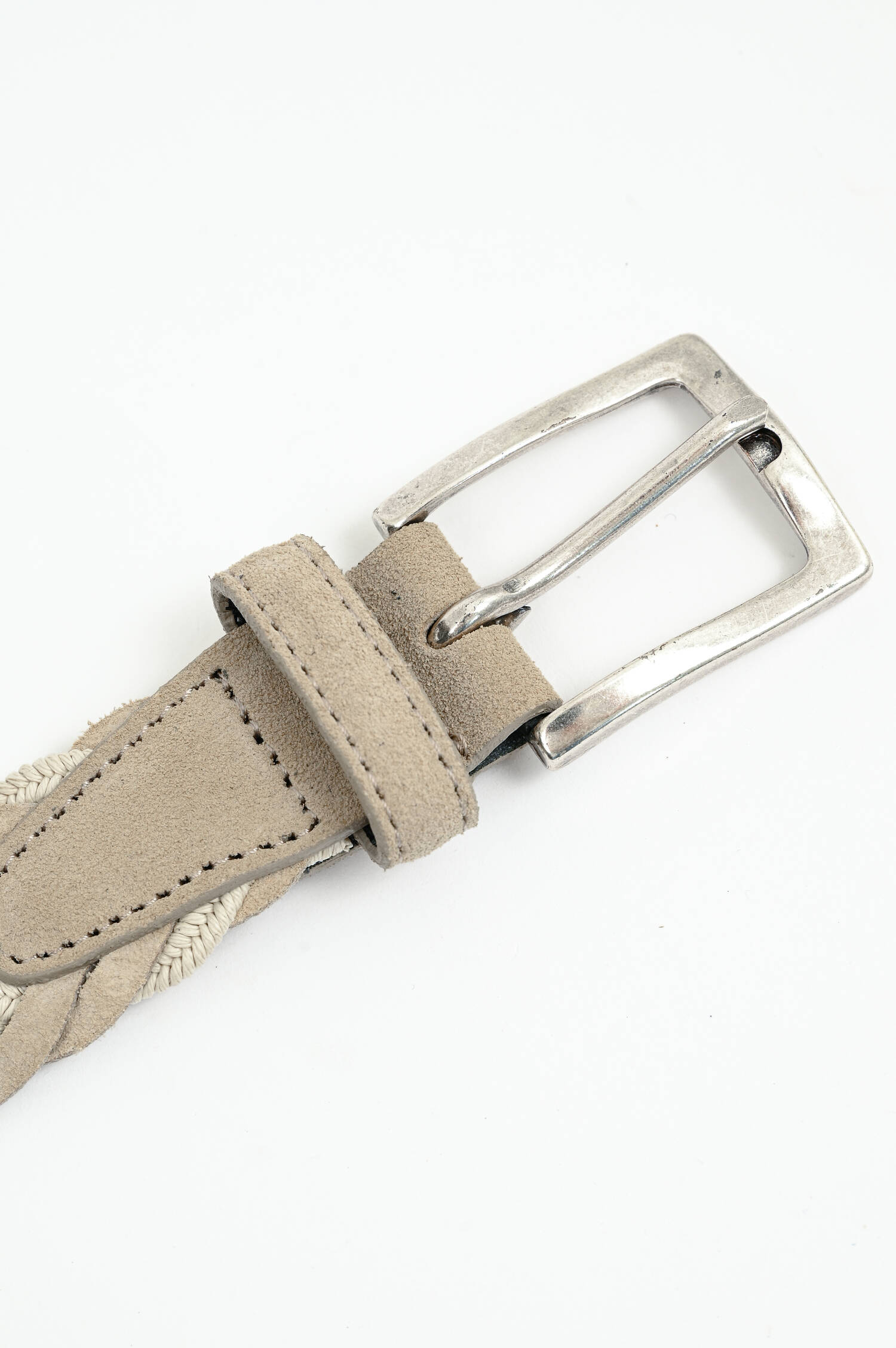 Geflochtener Gürtel in Beige/Creme Geflochtener Gürtel in Beige/Creme