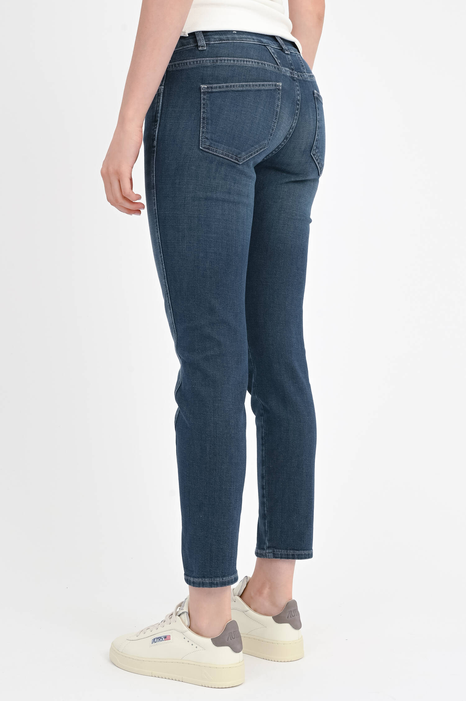 Jeans BAKER mit asymmetrischer Naht in Dark Blue