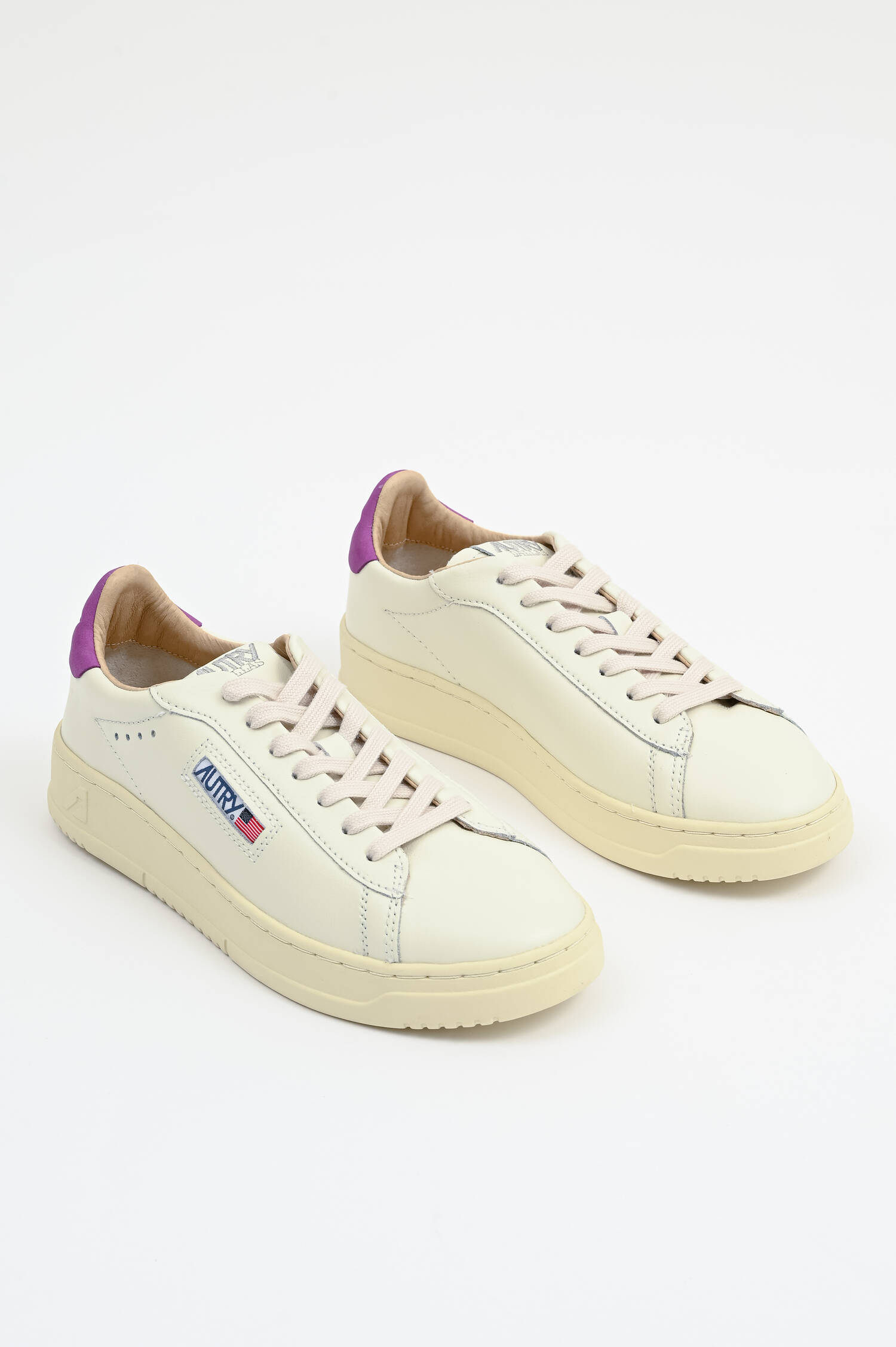 Sneaker DALLAS LOW in Creme/Violett
