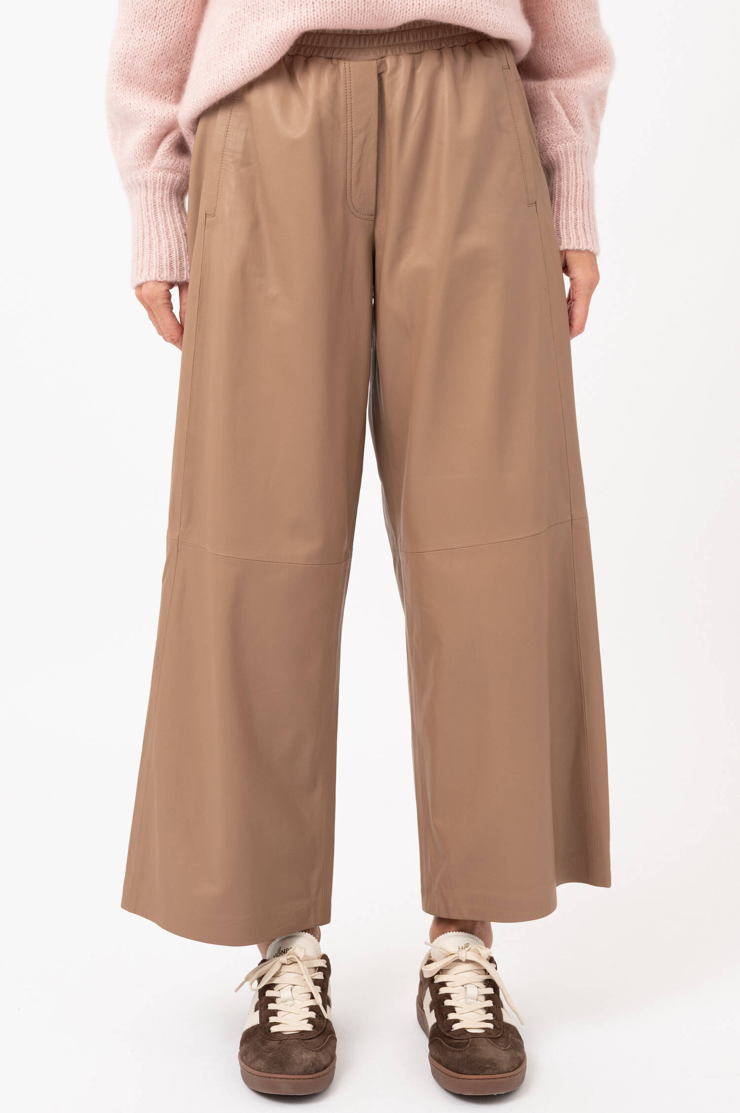 Nappaleder-Schlupfhose in Braun Nappaleder-Schlupfhose in Braun