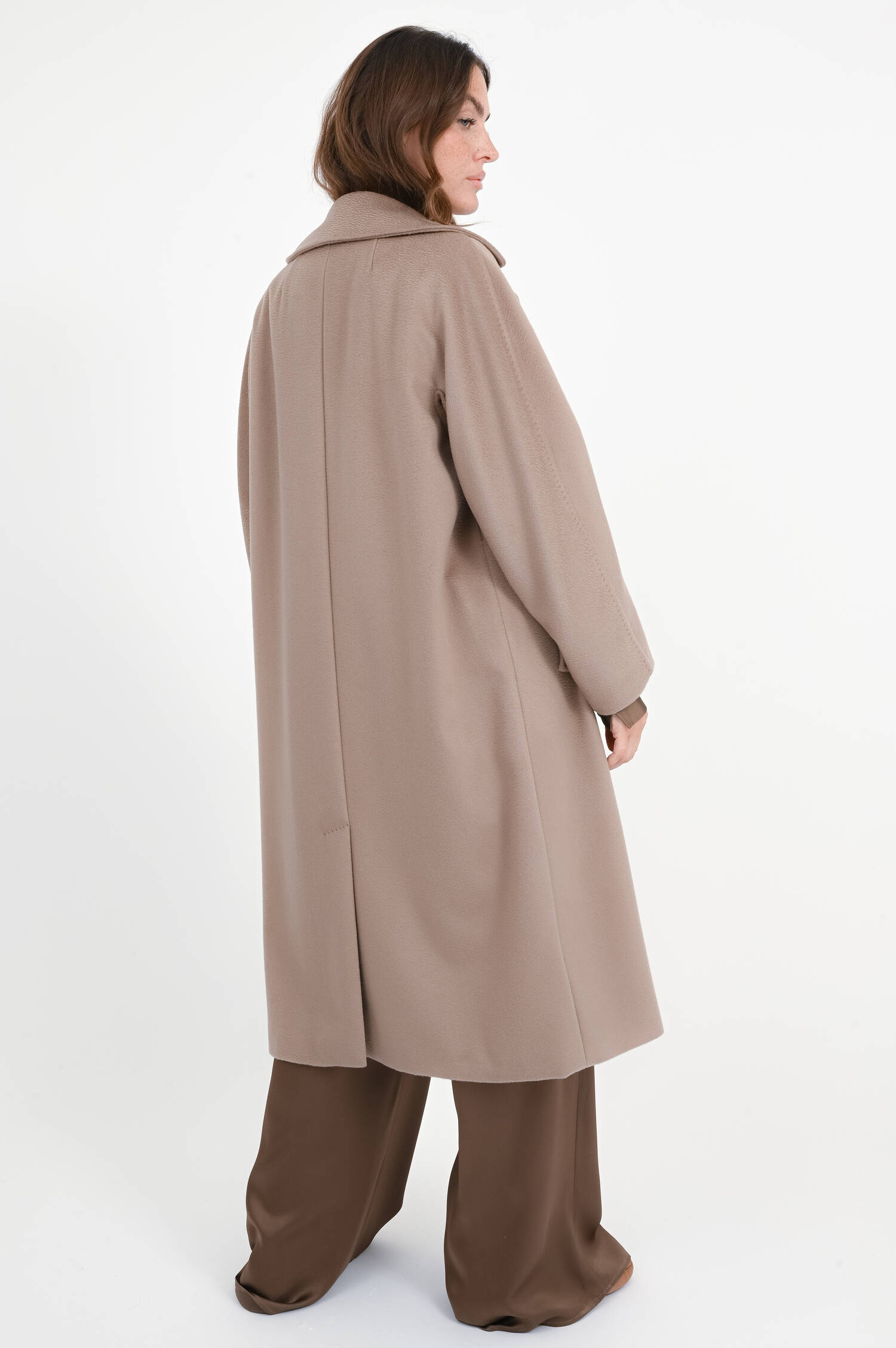 Wollmantel RESINA in Marron Glace