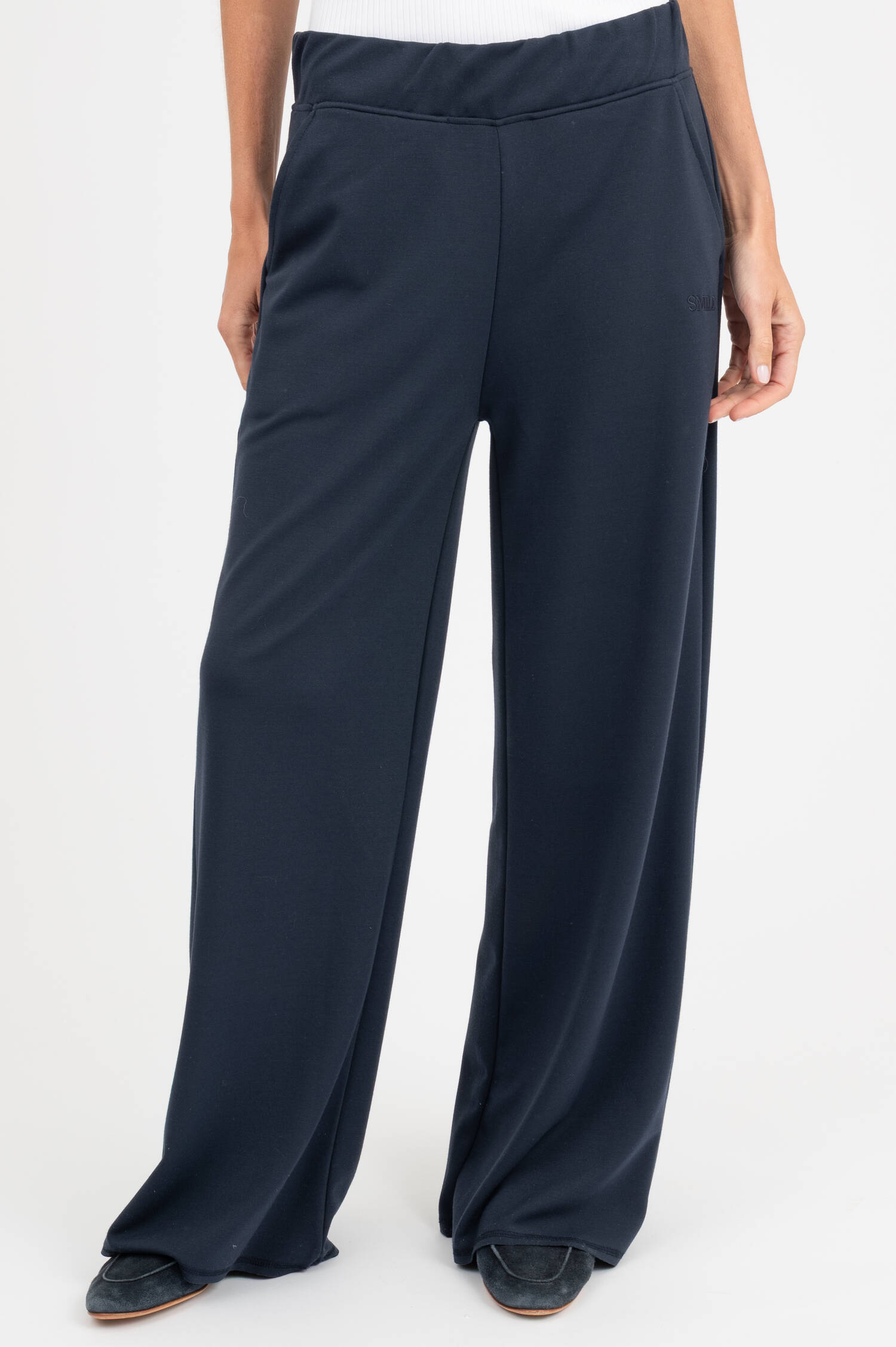 Schlupfhose mit Weitem Bein in Navyblue Schlupfhose mit Weitem Bein in Navyblue