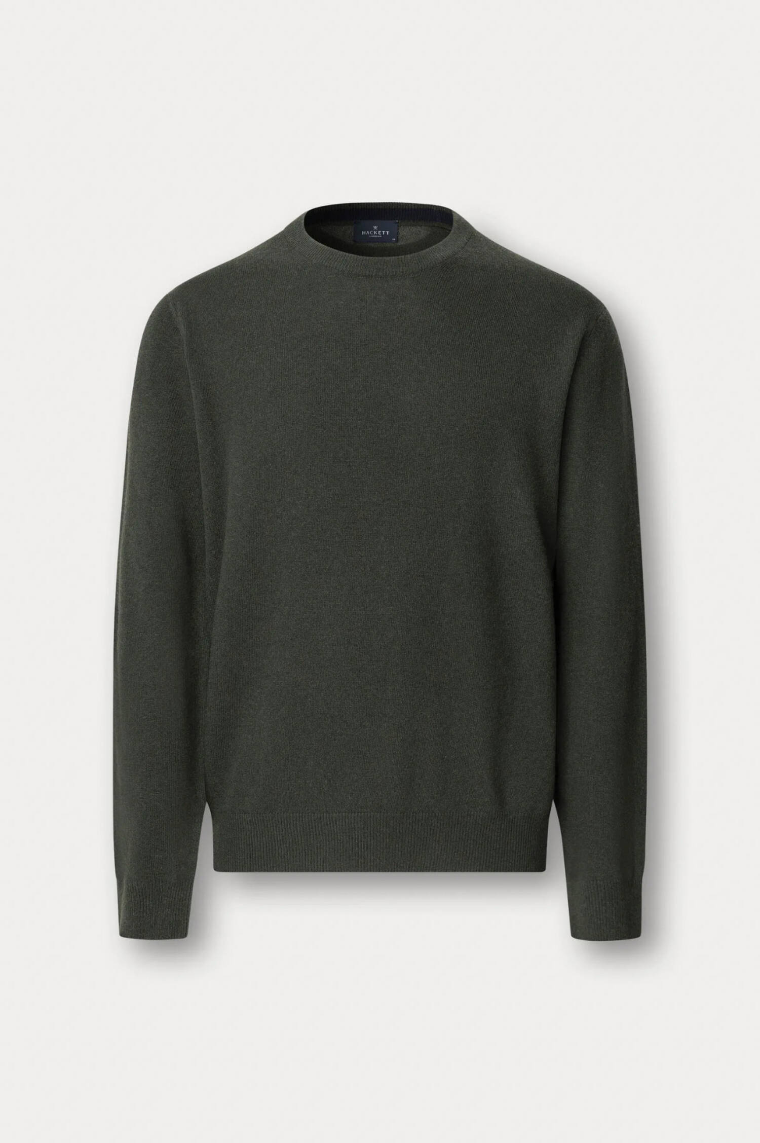 Strickpullover aus Woll-Mix in Dunkelgrün Strickpullover aus Woll-Mix in Dunkelgrün