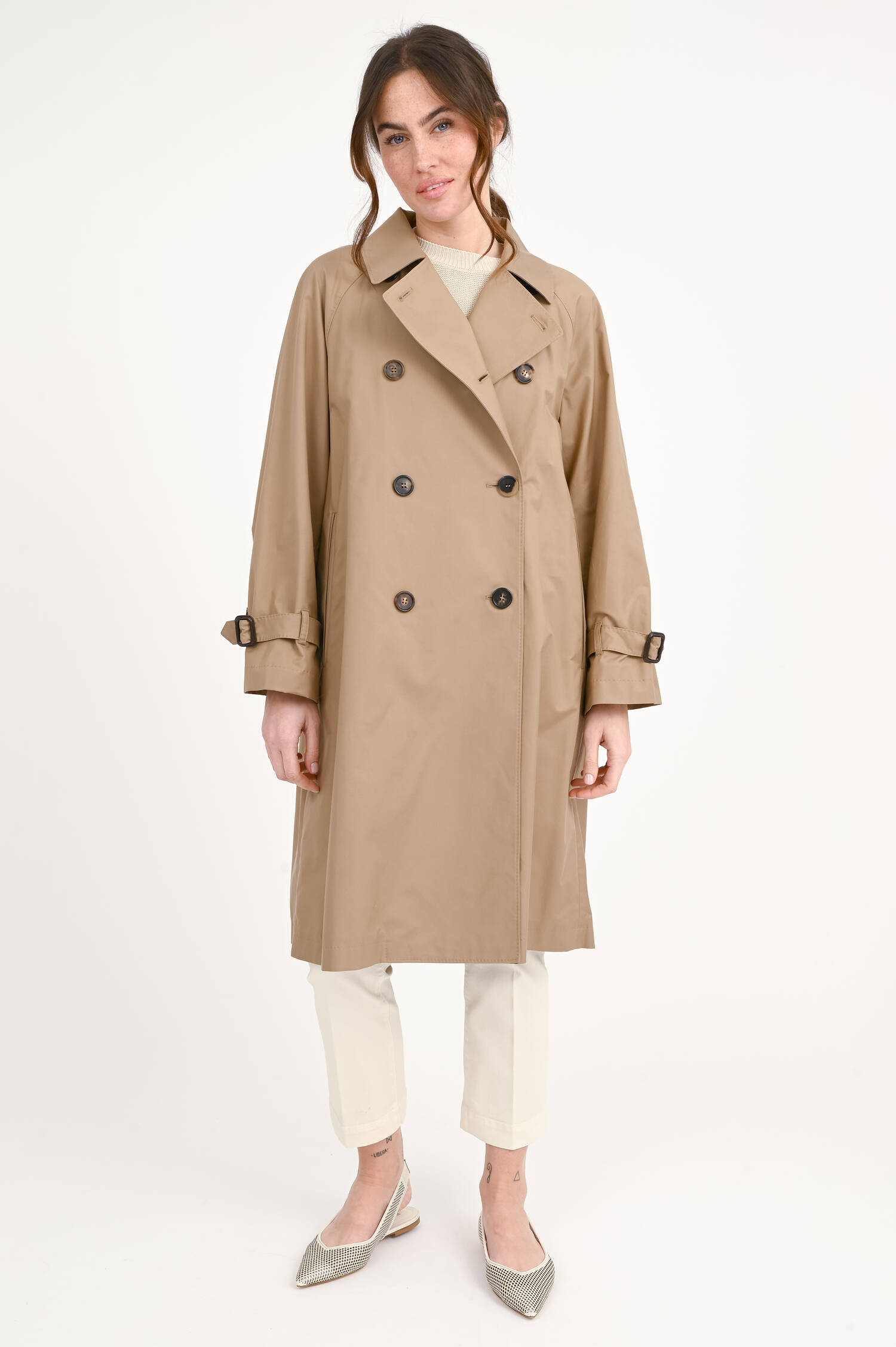 Trenchcoat in Camel