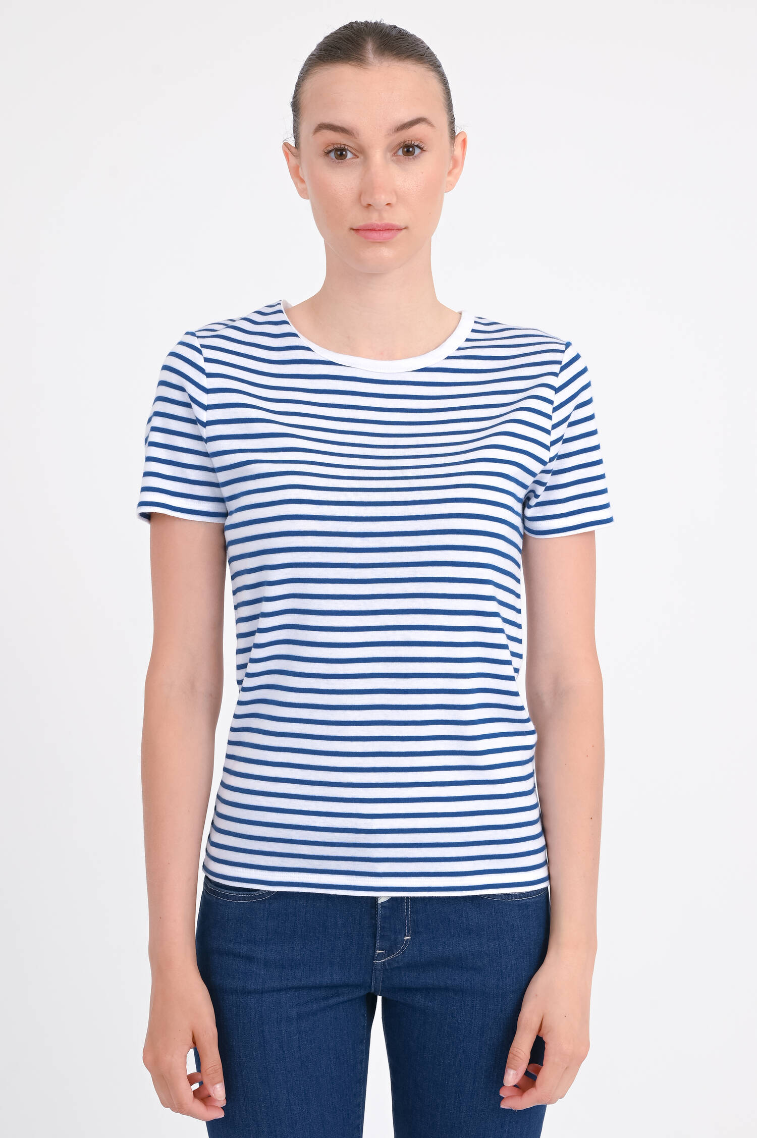 Gestreiftes Shirt KARLI in Blau/Weiß