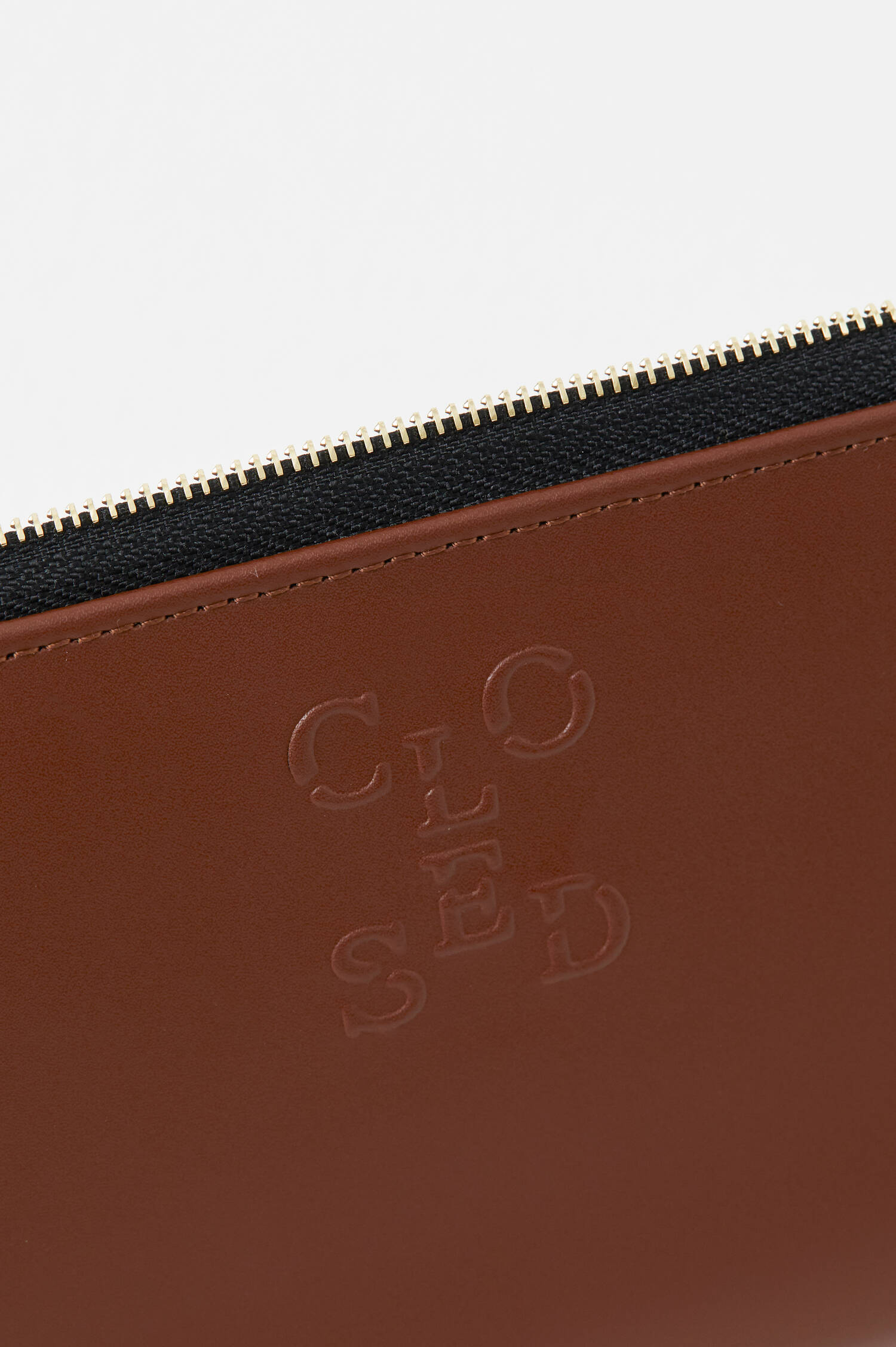 Leder Brieftasche in Braun