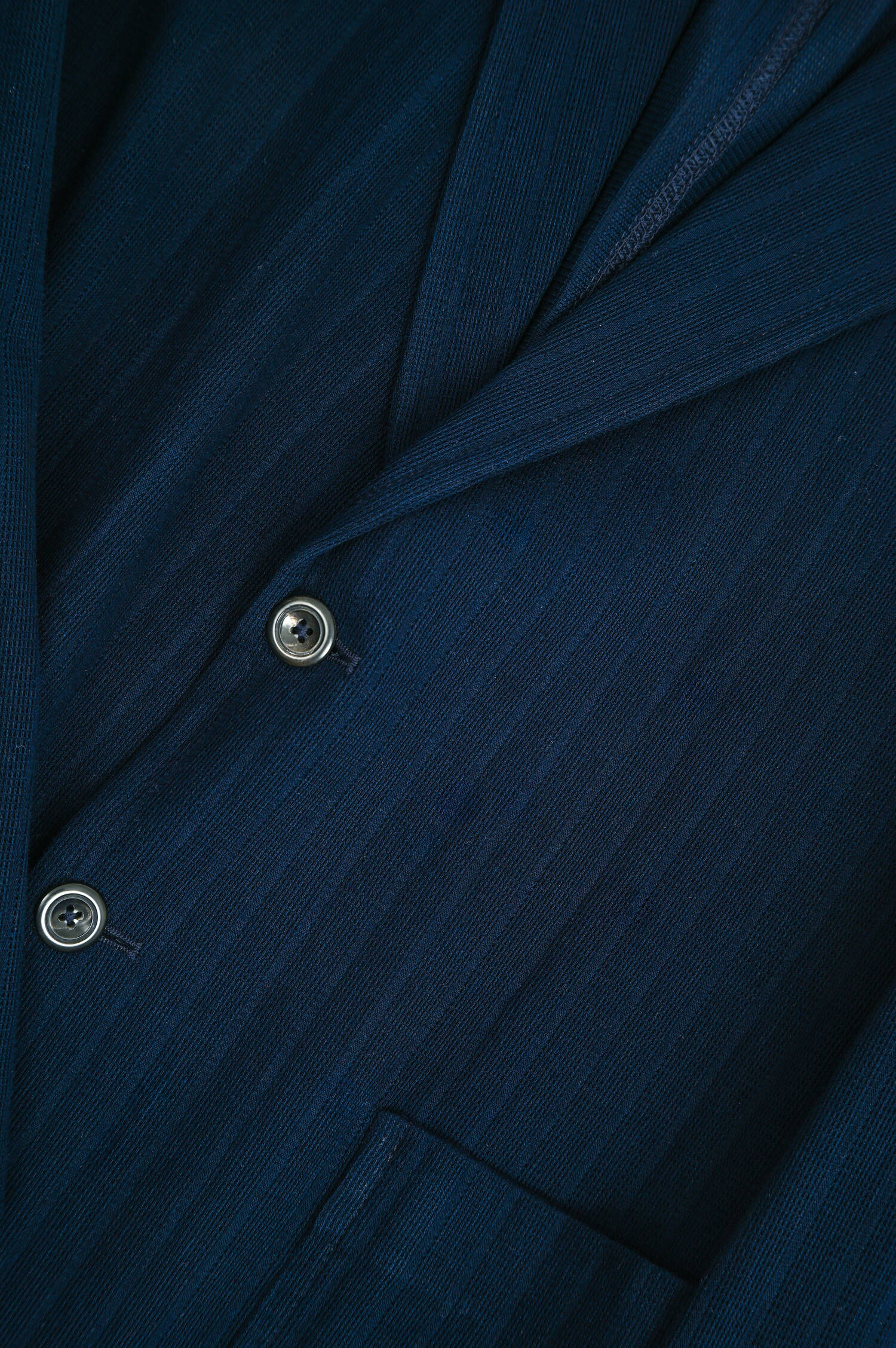 Semitransparentes Sakko in Navy gestreift