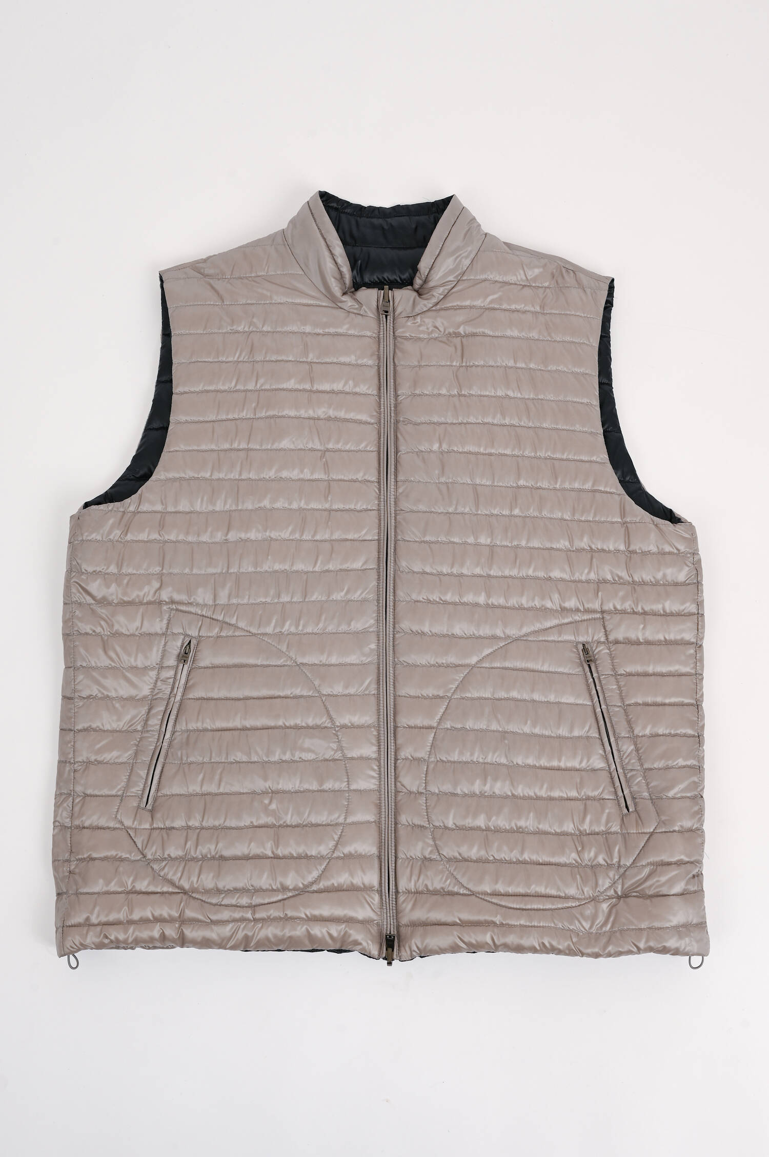 Leichtes Wendegilet in Navy/Beige