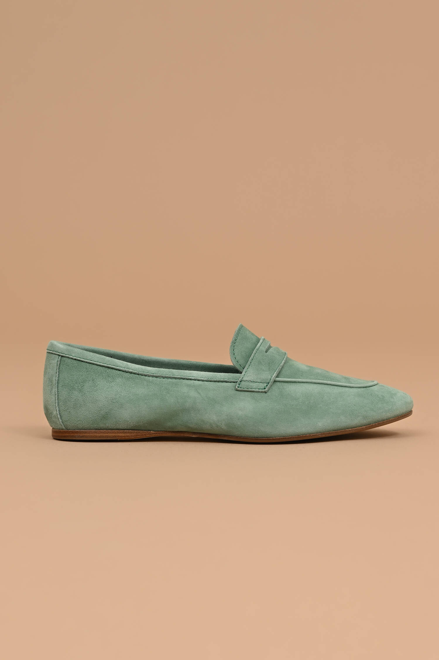 Veloursleder-Loafer in Aquamint Veloursleder-Loafer in Aquamint