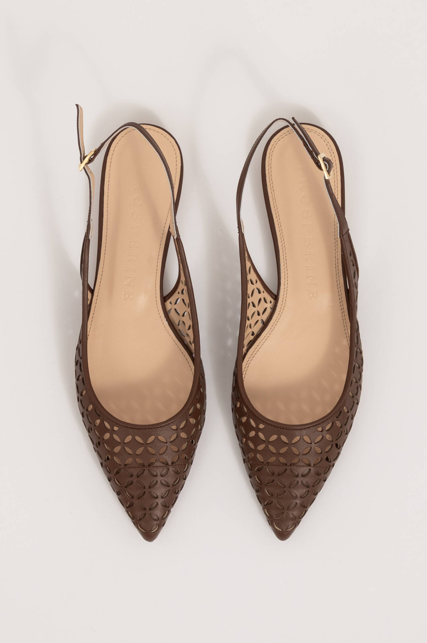 Slingback ROBERTO in Braun