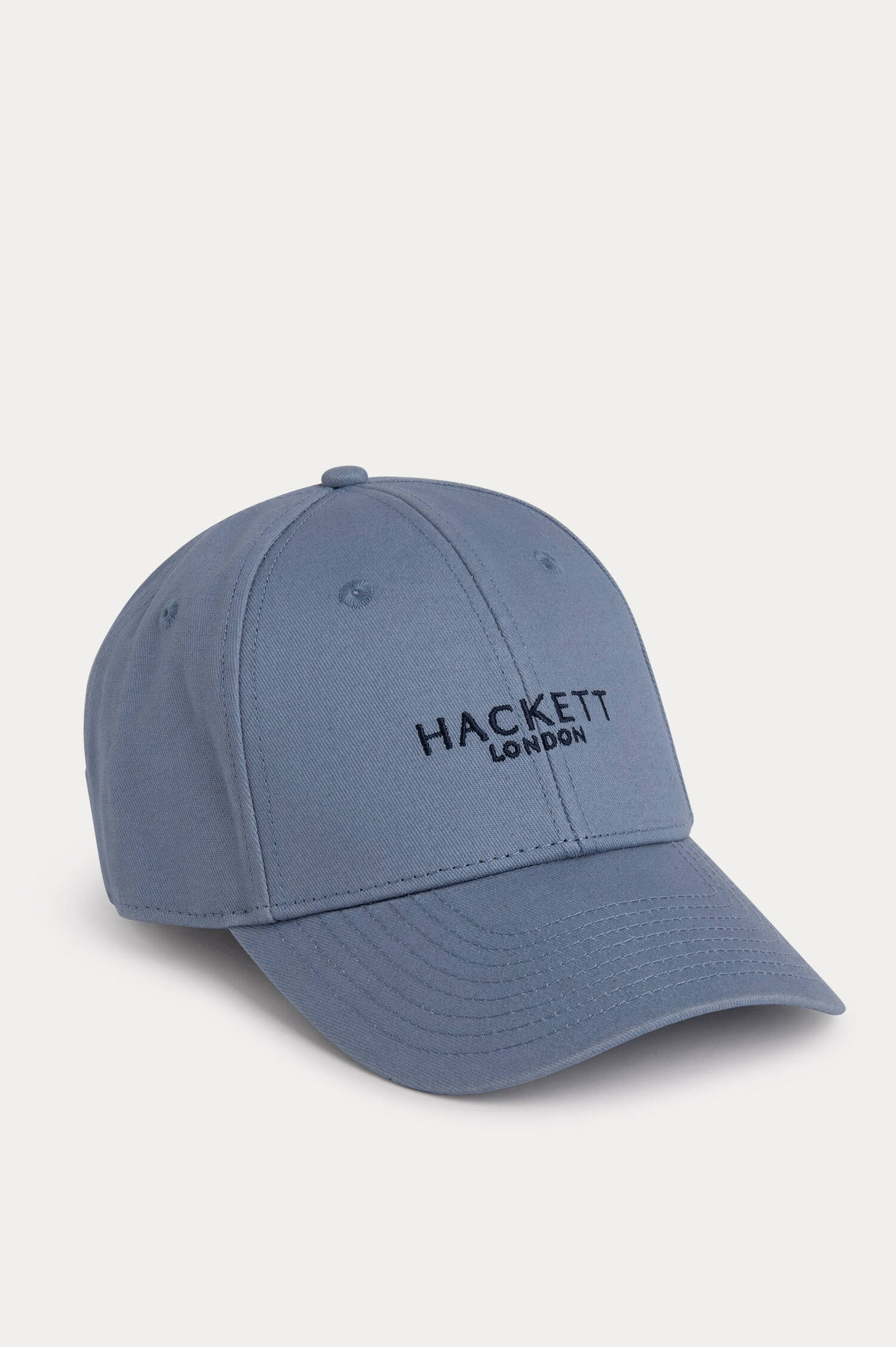 Baseball-Cap mit Schriftzug in Mittelblau Baseball-Cap mit Schriftzug in Mittelblau