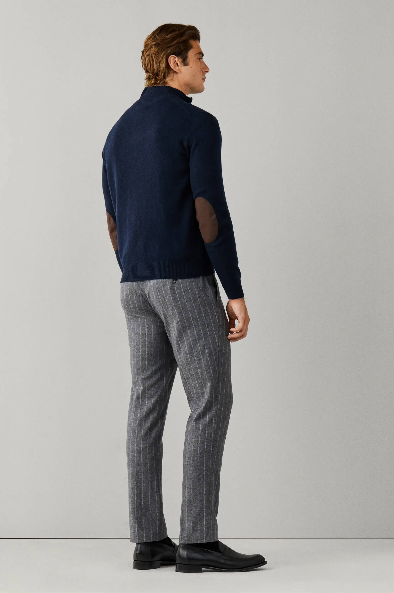 Lammwoll-Troyer in Navy Lammwoll-Troyer in Navy