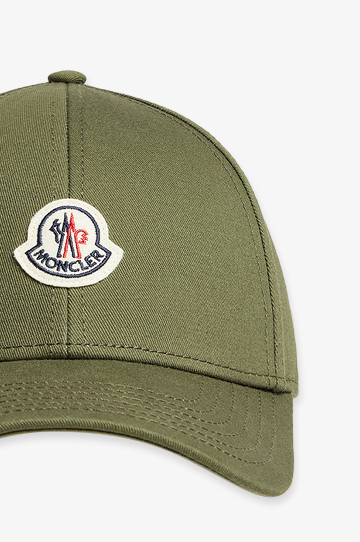 Base Cap mit Logo in Oliv