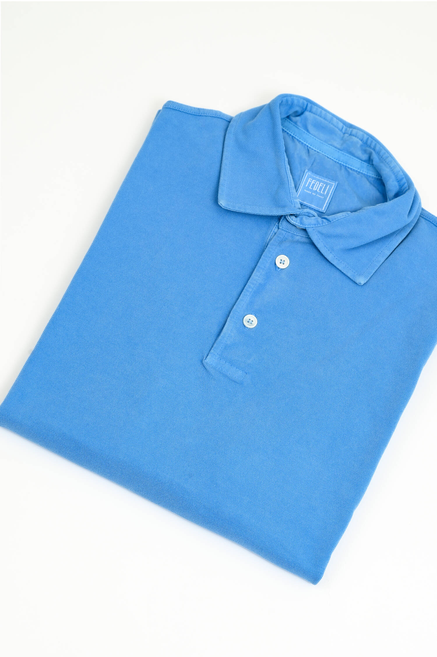 Polo-Shirt in Türkisblau