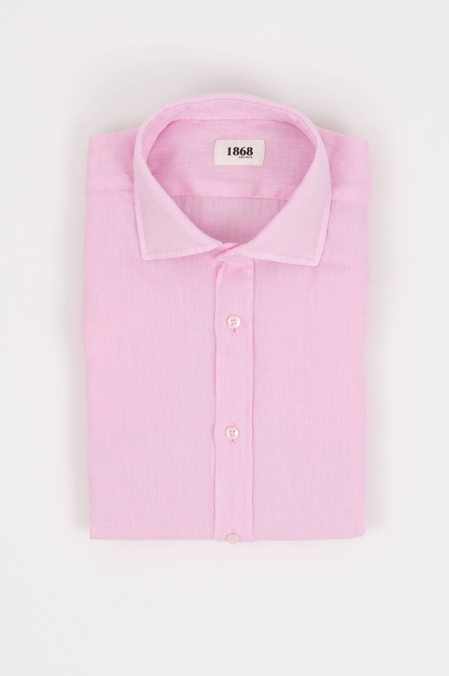 Leinenhemd BAROLO LINO in Rosa