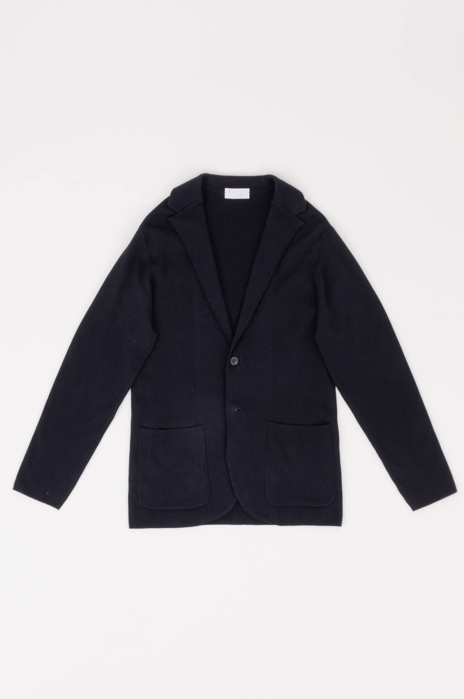 Strick Sakko in Navy
