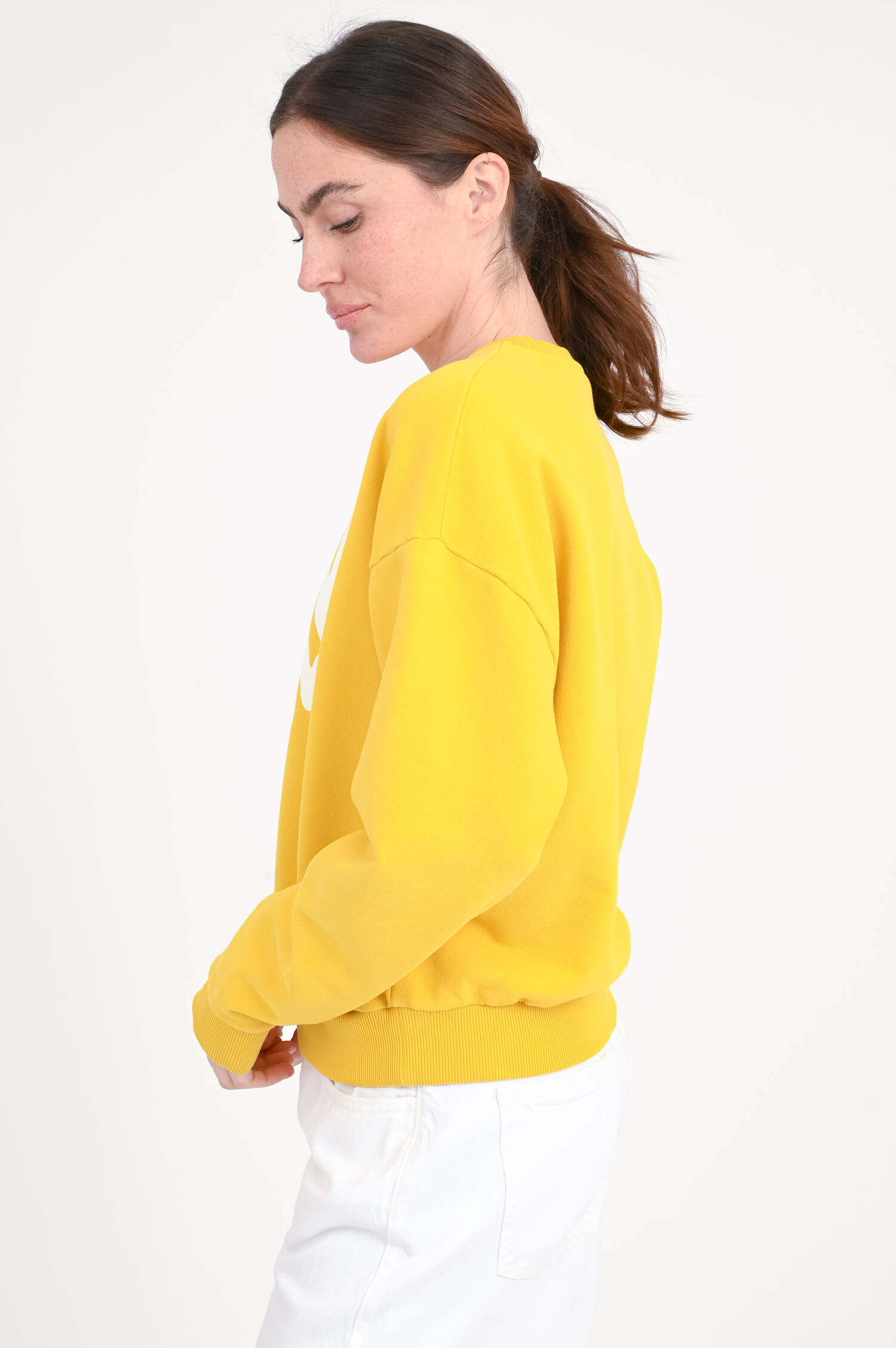 Sweatshirt aus Baumwolle in Sunny