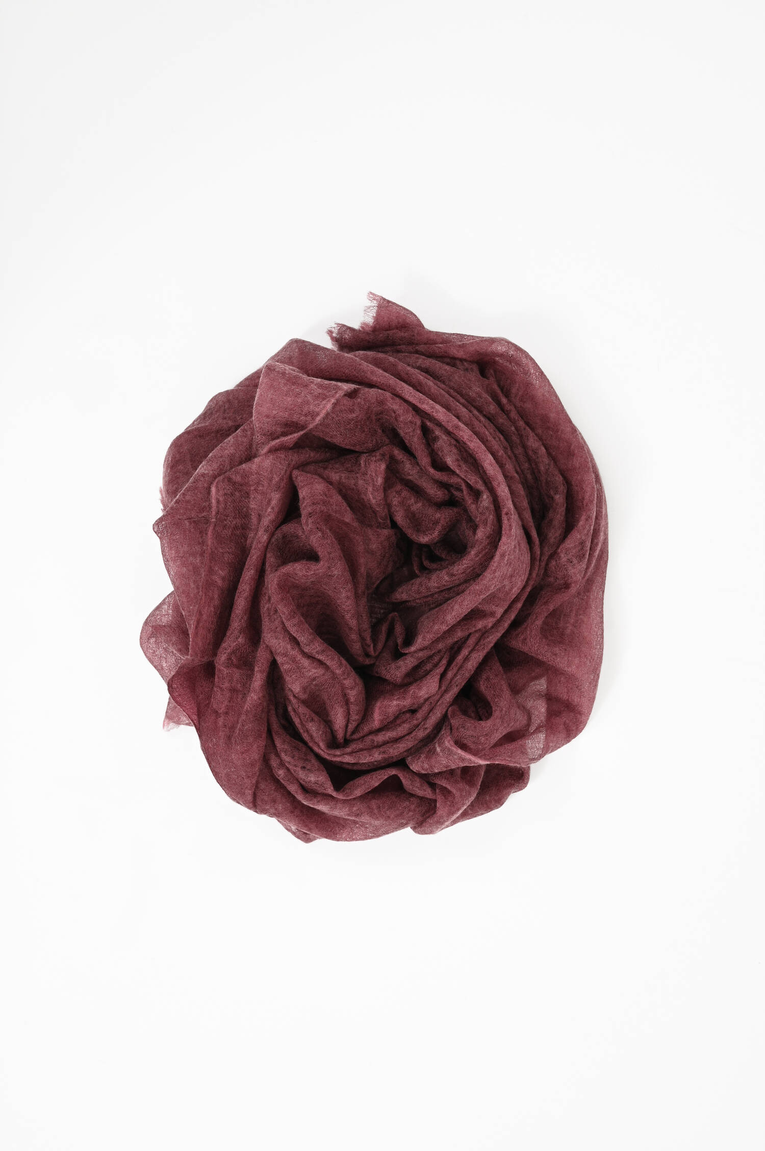 Cashmere-Schal in Bordeaux