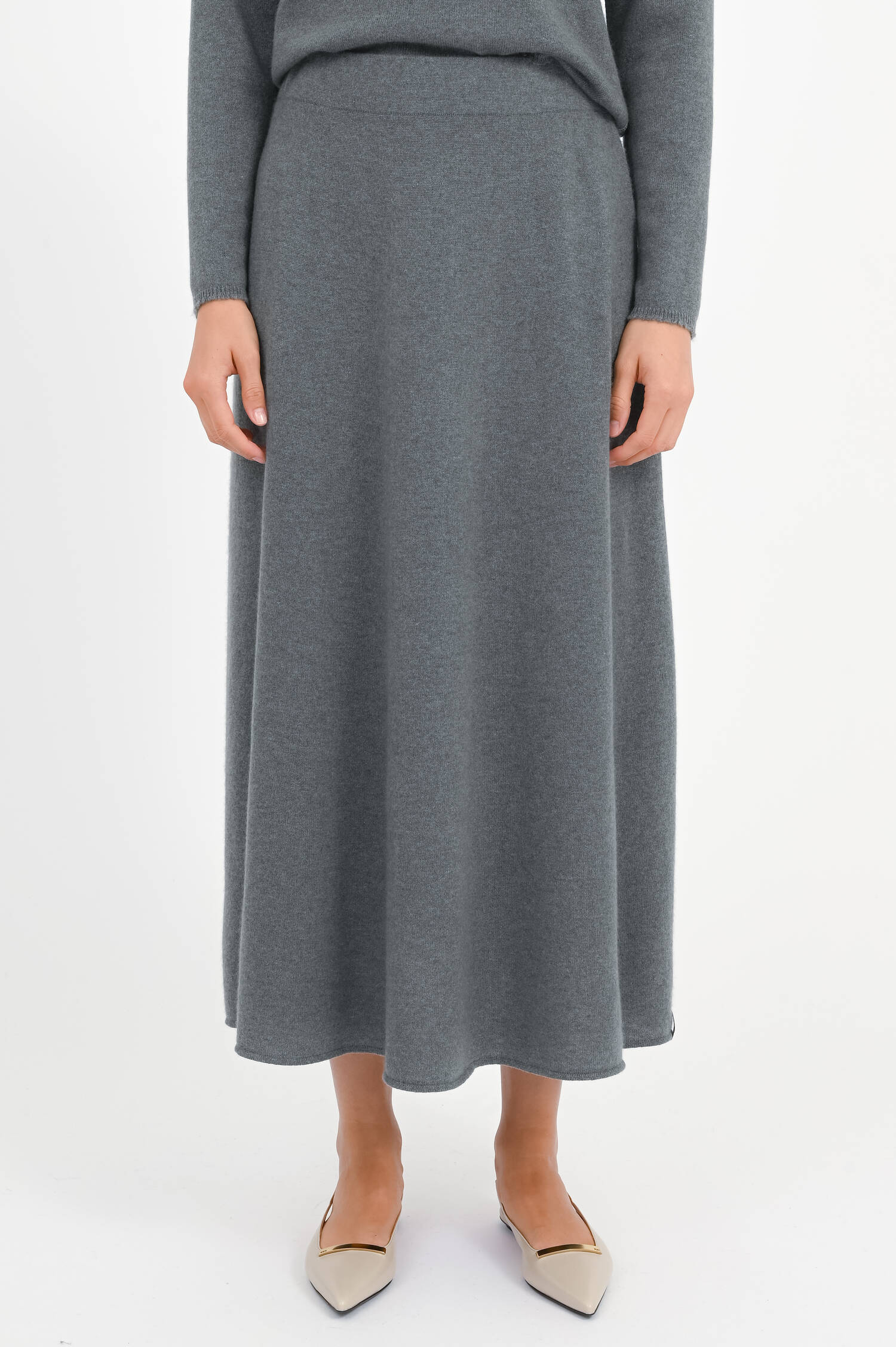 Rock aus Cashmere in Boston Grey Rock aus Cashmere in Boston Grey