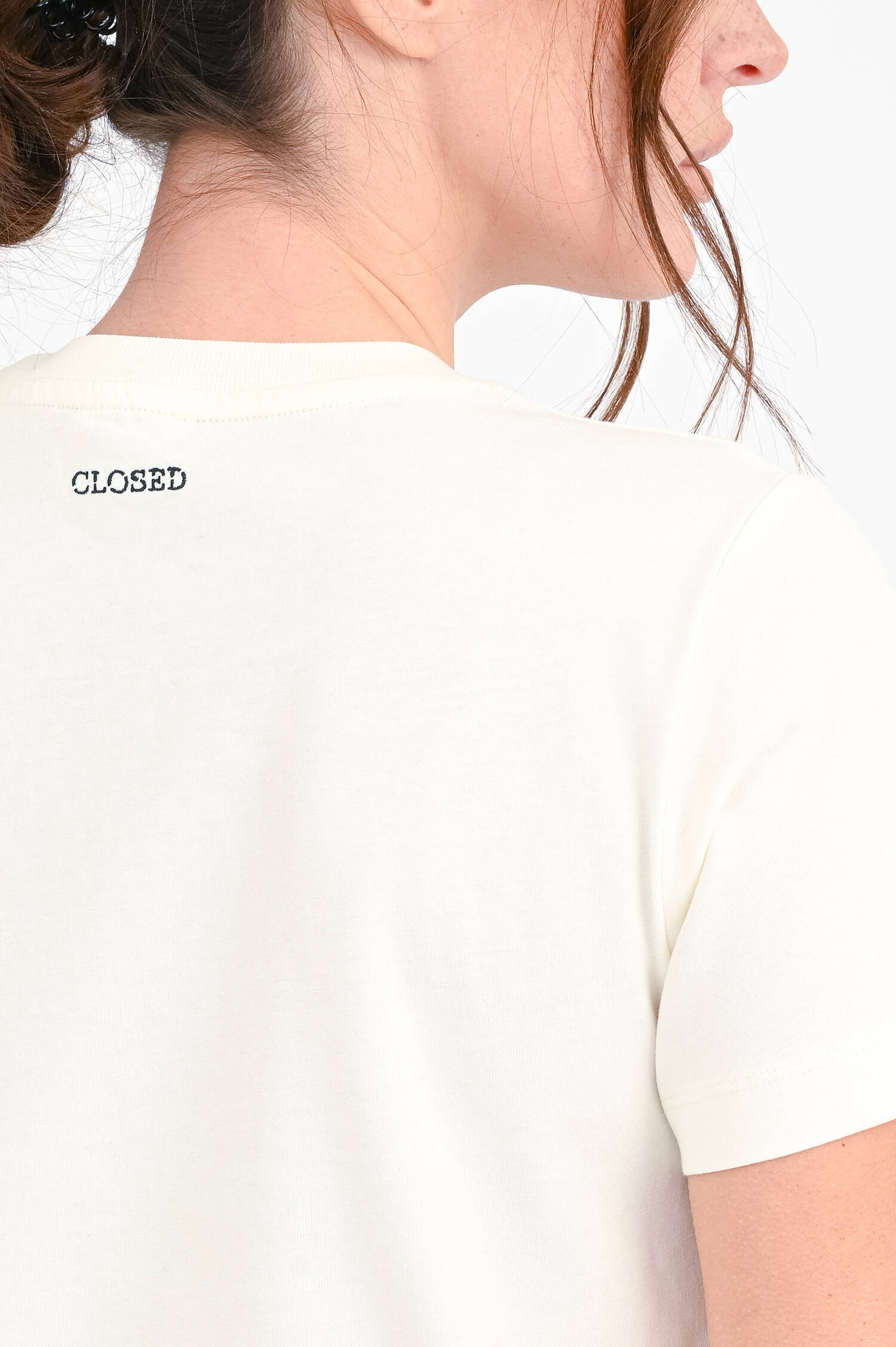 T-Shirt I LOVE DENIM in Ivory