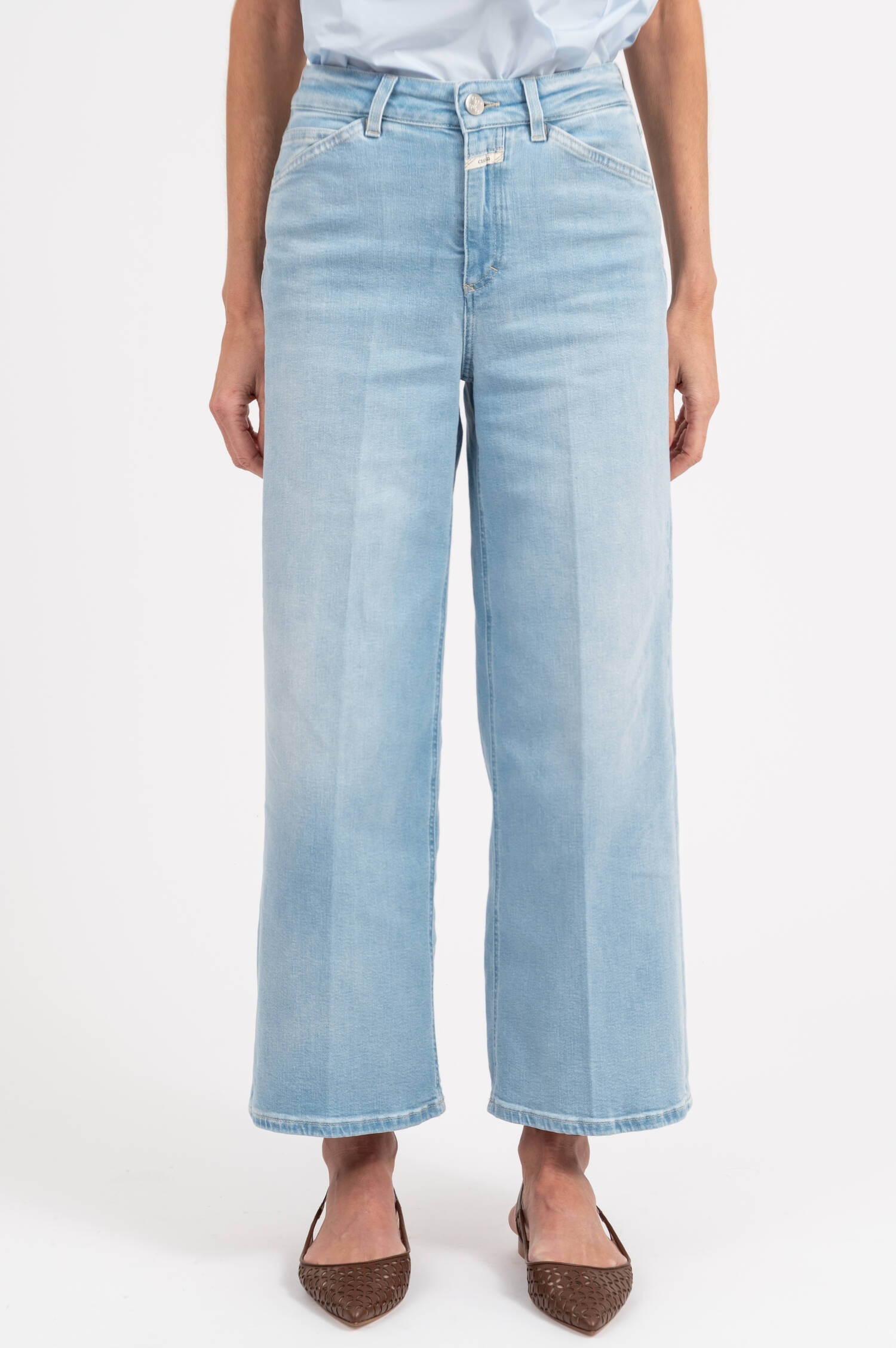 Cropped Jeans WERA in Hellblau