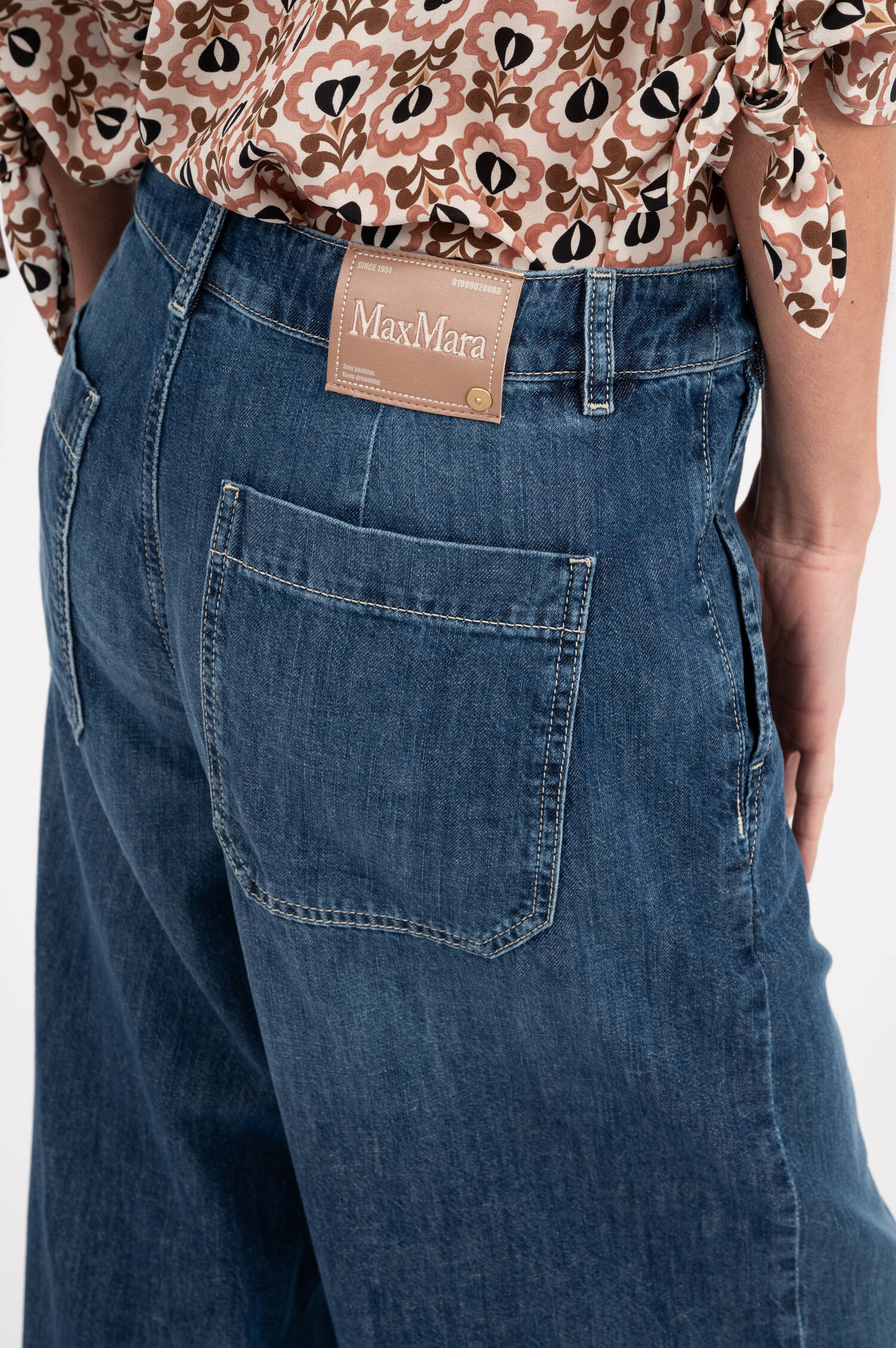Wide Leg Jeans GELATO in Dunkelblau