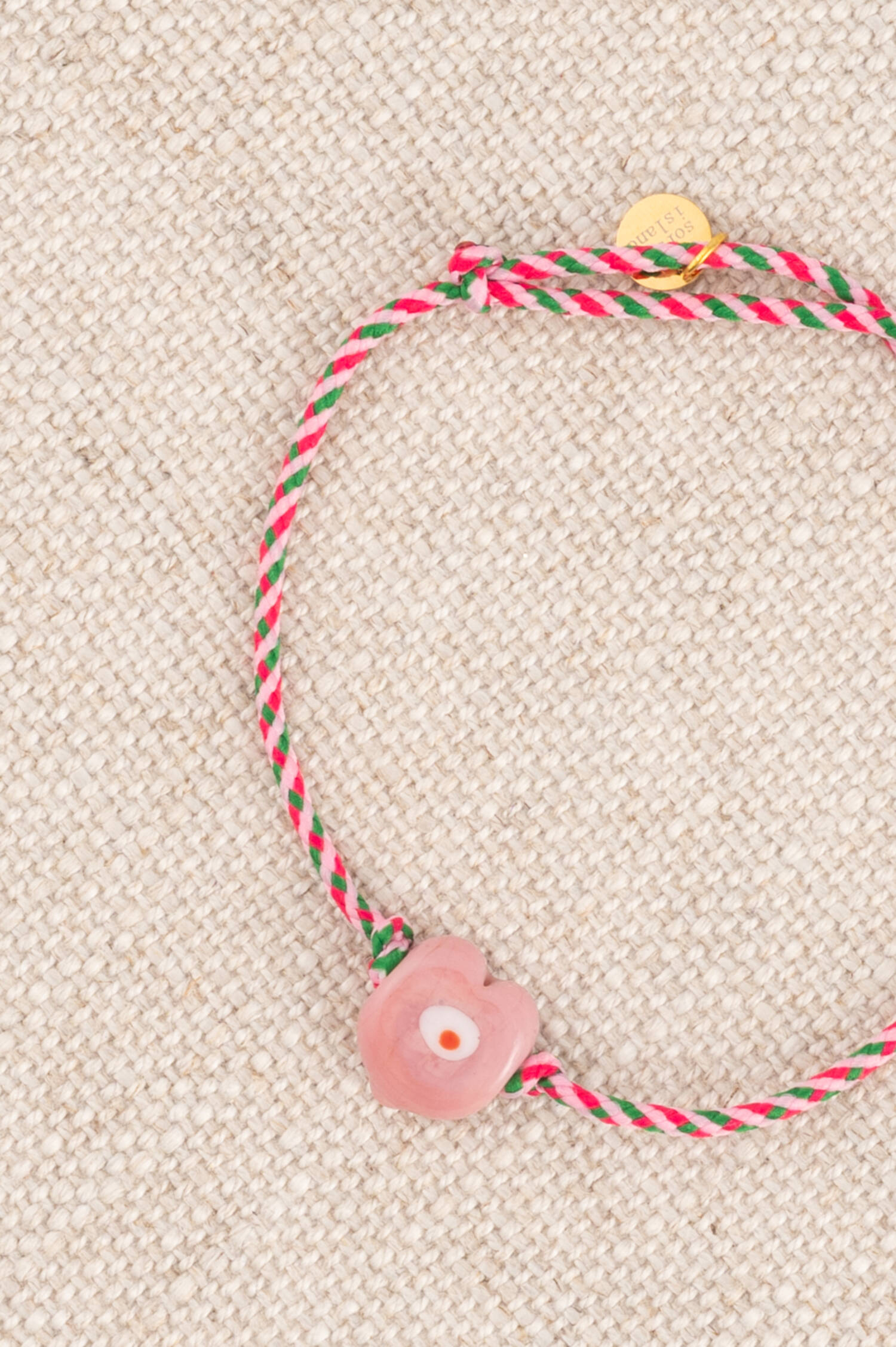 Armband mit Glass-Perle in Rosa Armband mit Glass-Perle in Rosa