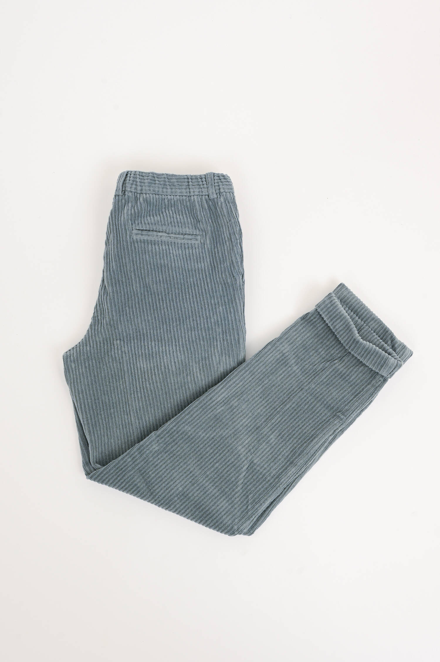 Breitcordhose in Grau