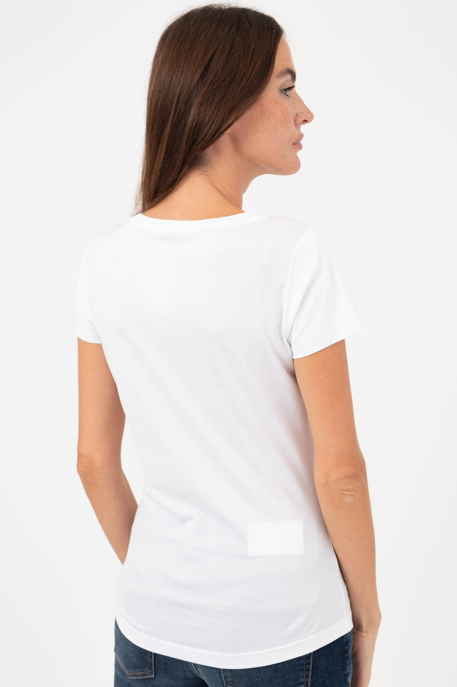 Baumwoll-Shirt FANNY in Bianco Baumwoll-Shirt FANNY in Bianco