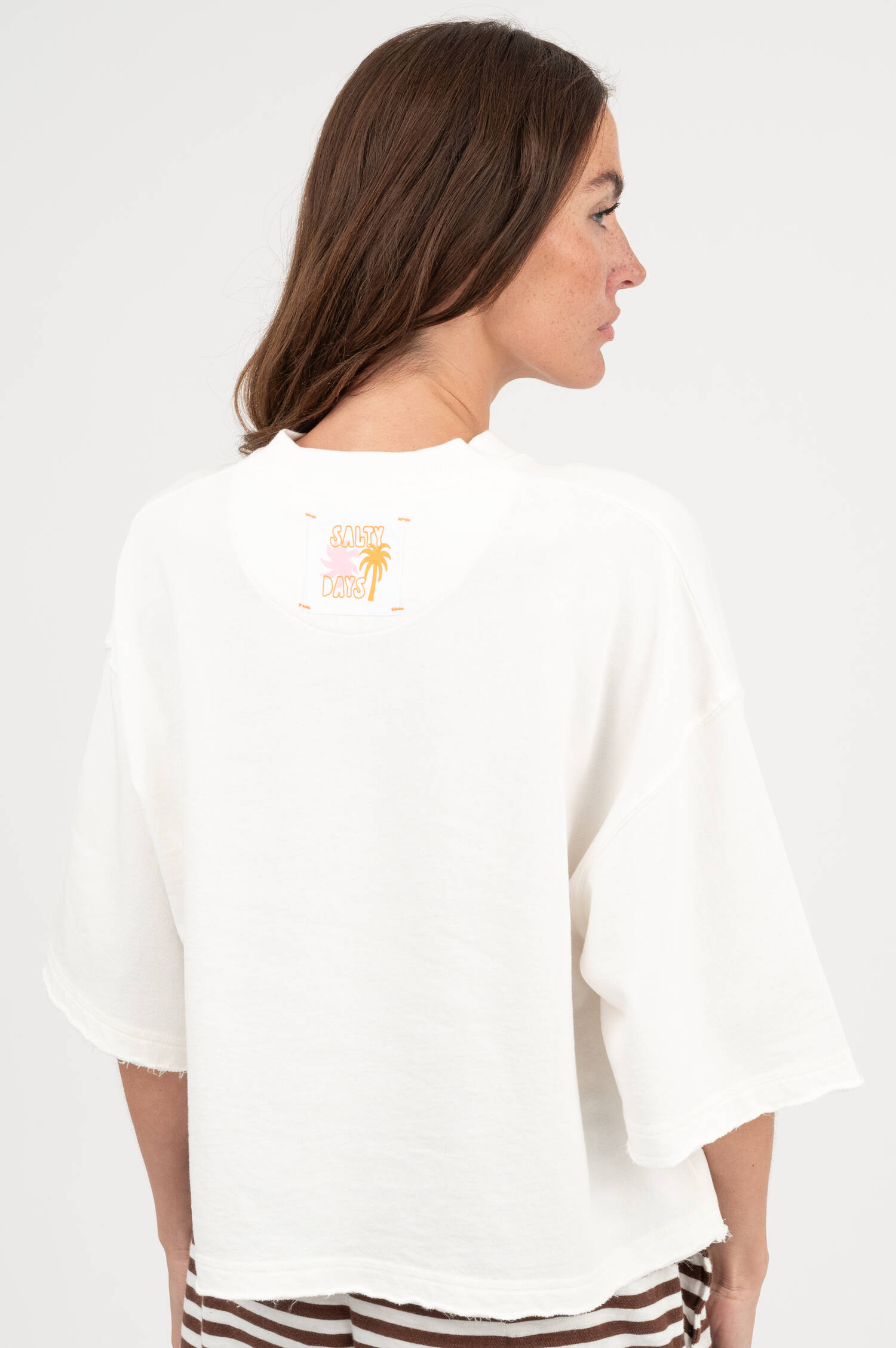 Oversize T-Shirt in Weiß