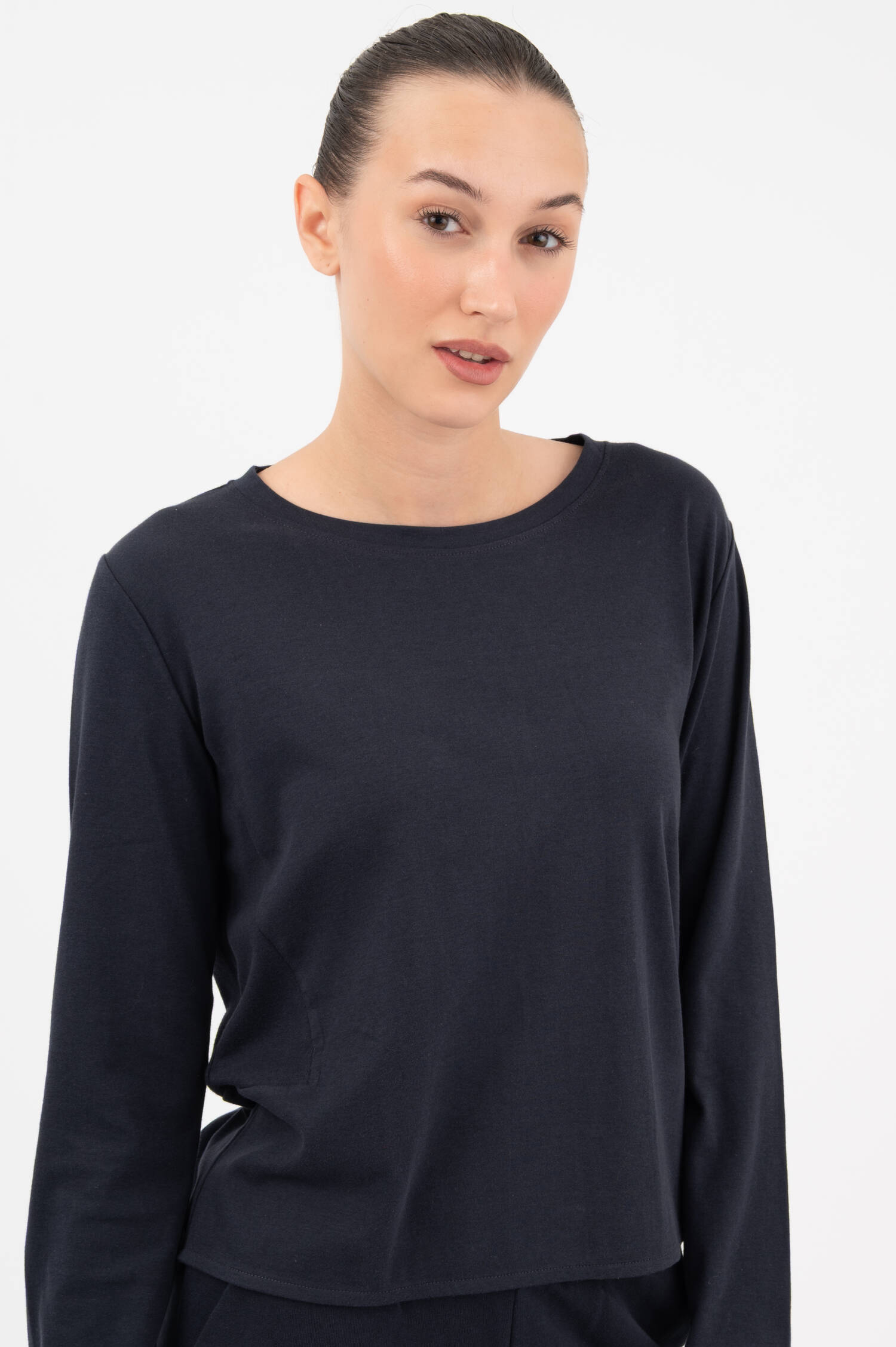 Langarm-Shirt TENJA in Navy