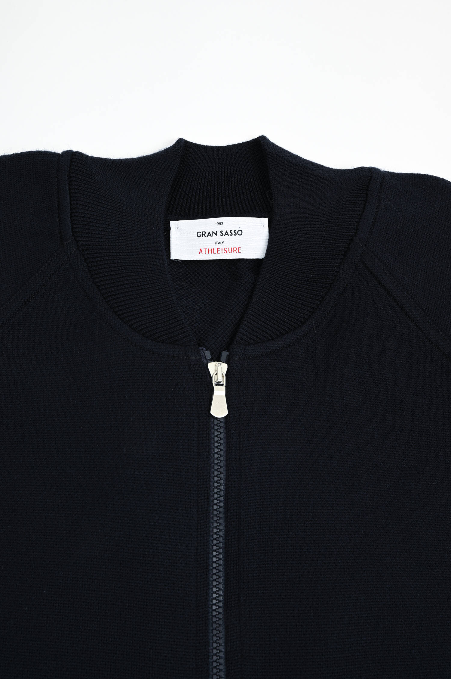 Bomberjacke aus Merinowolle in Navy