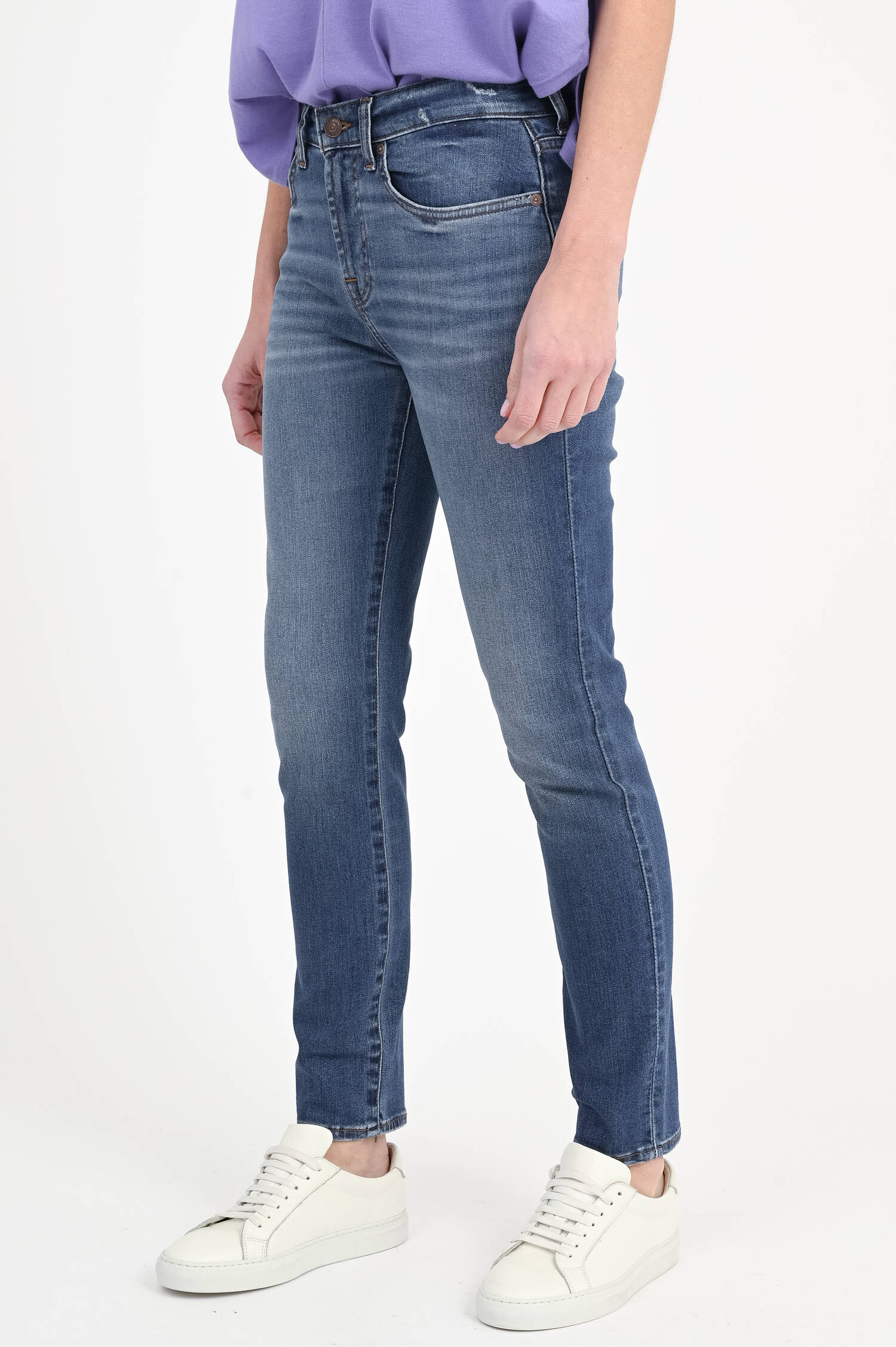 Slim Fit Jeans SKINNY GROOVY in Dunkelblau