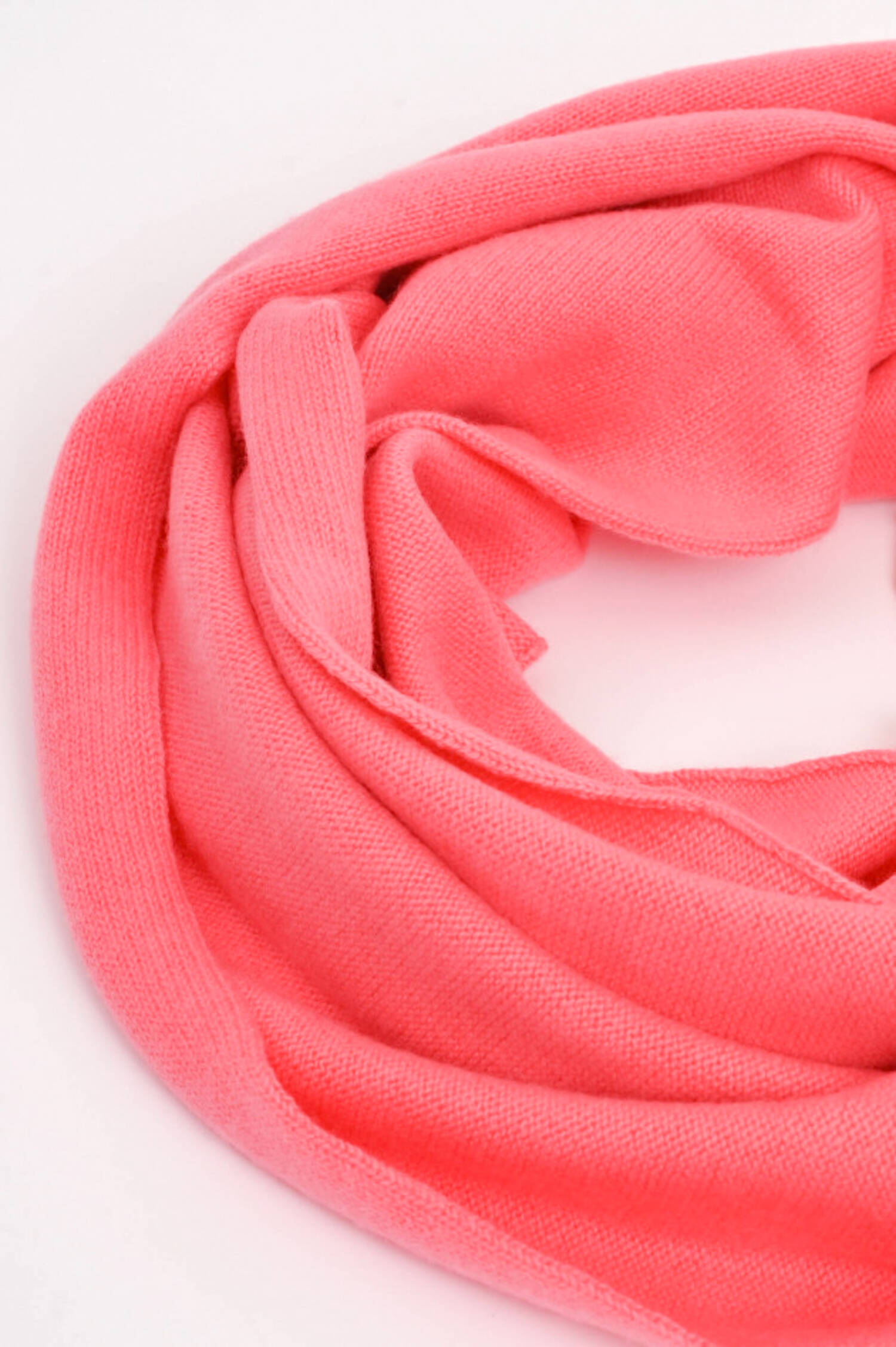 Cashmere Schal in Korall