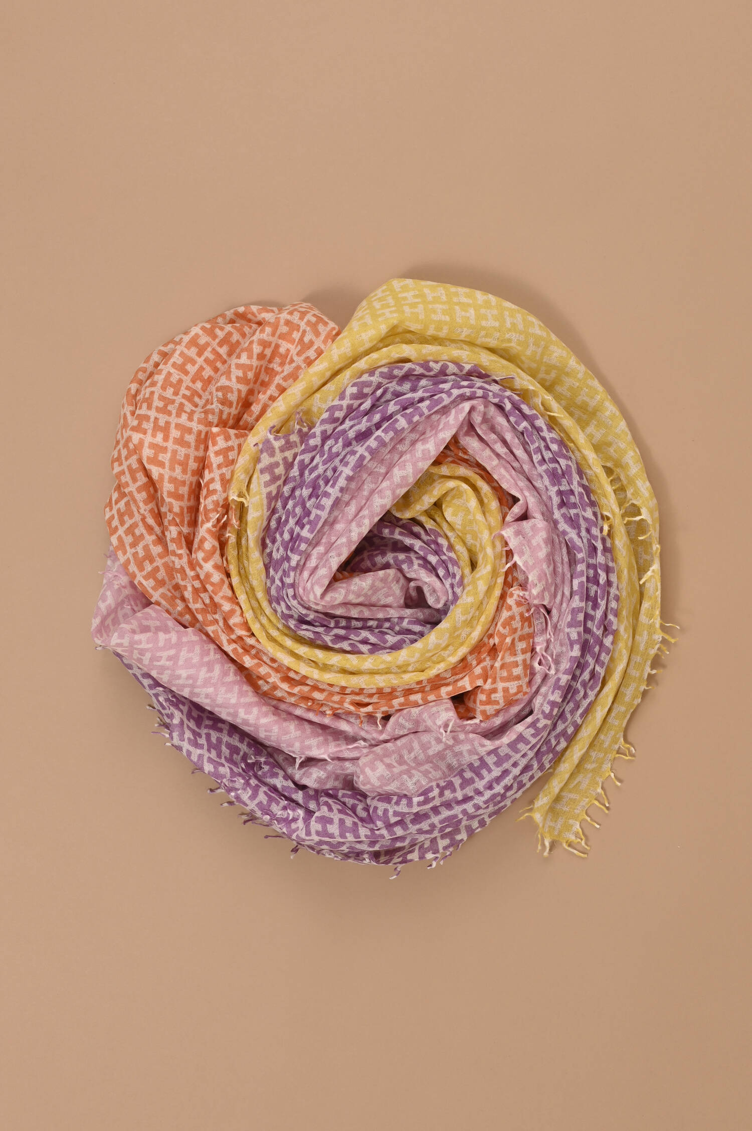 Cashmere Schal RADE in Multicolor gemustert