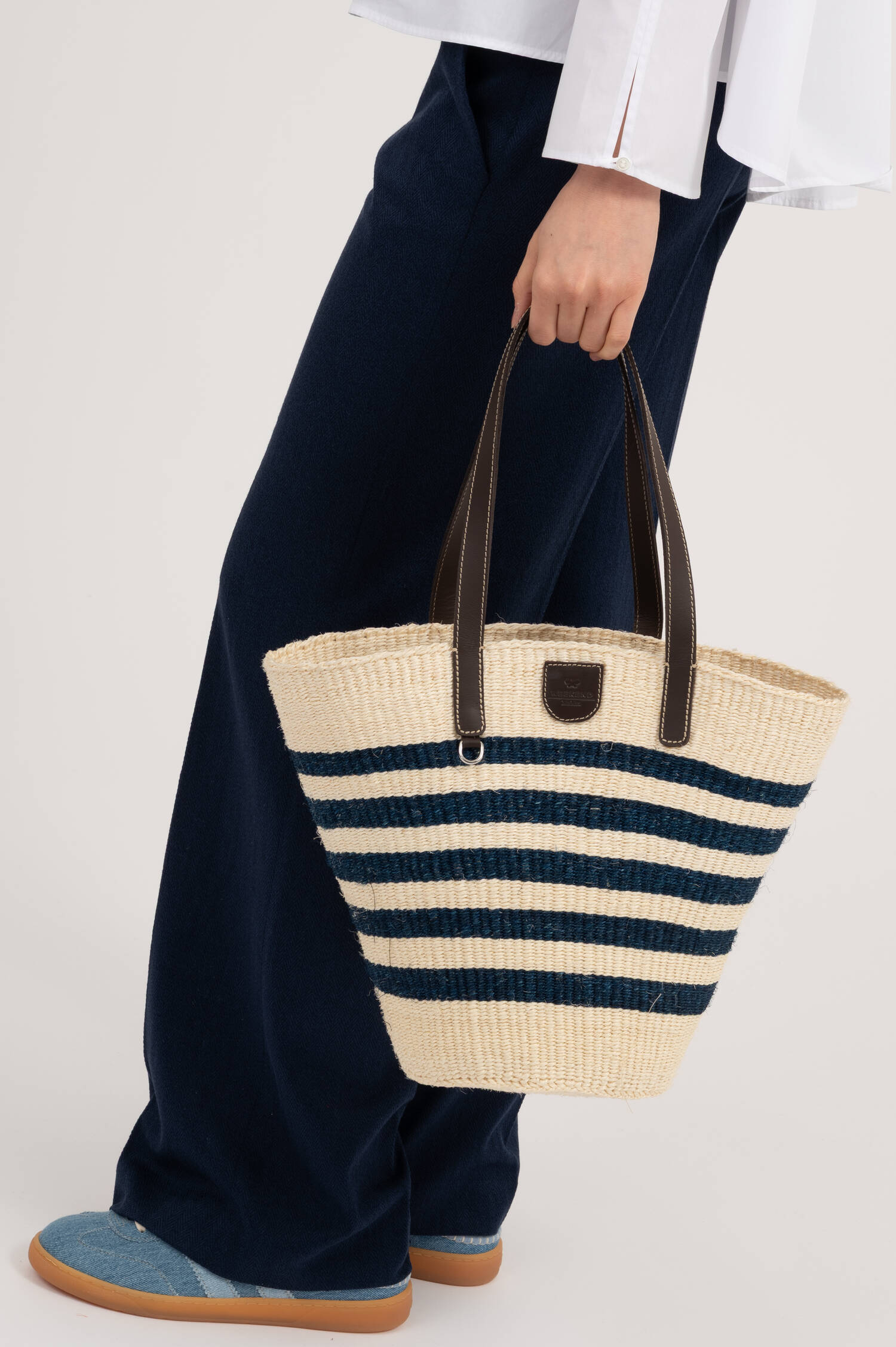 Tasche GENNAIO in Natur/Blau