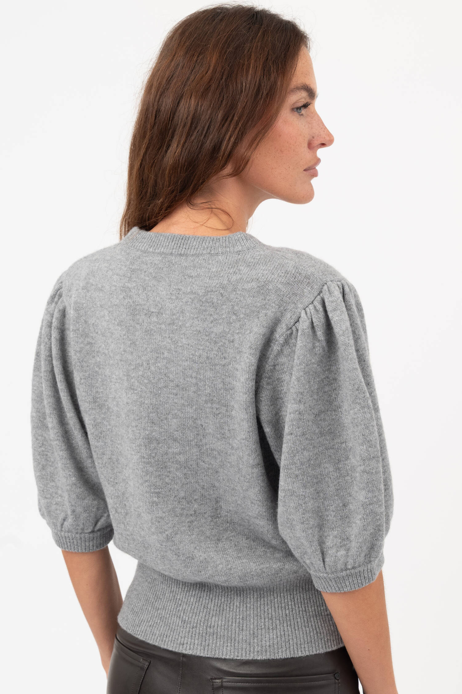 Woll-Cashmere-Pullover MIA in Grau Woll-Cashmere-Pullover MIA in Grau