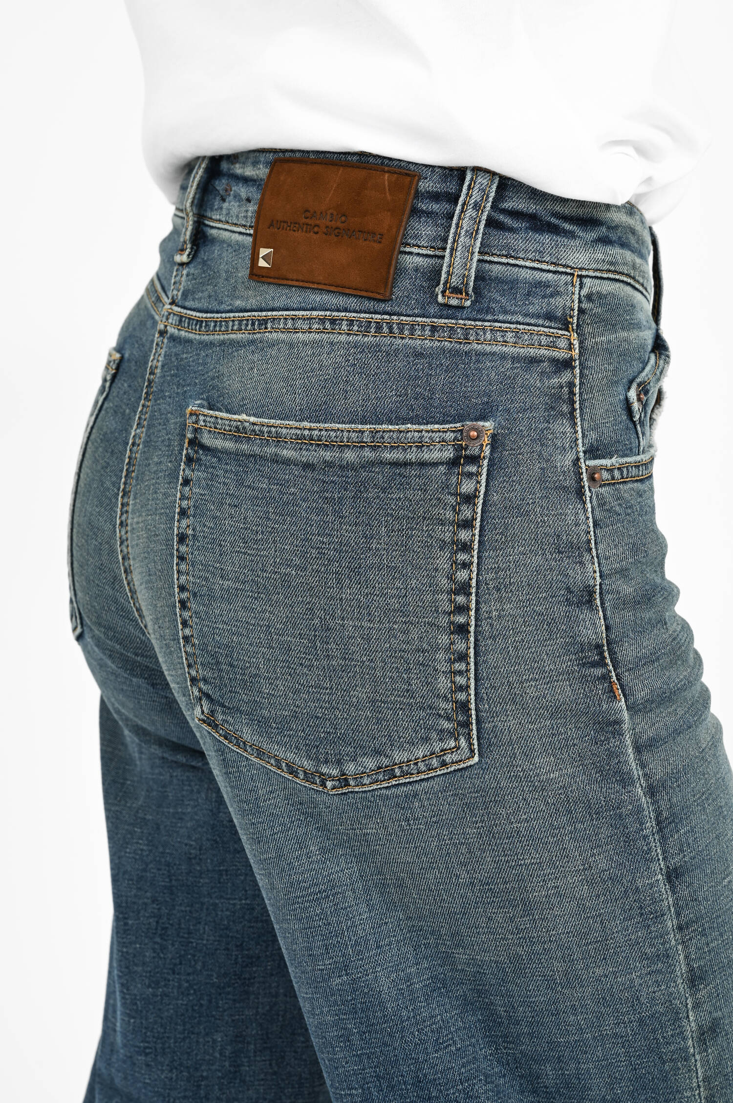 Balloon-Jeans im Used-Look in Blue Balloon-Jeans im Used-Look in Blue