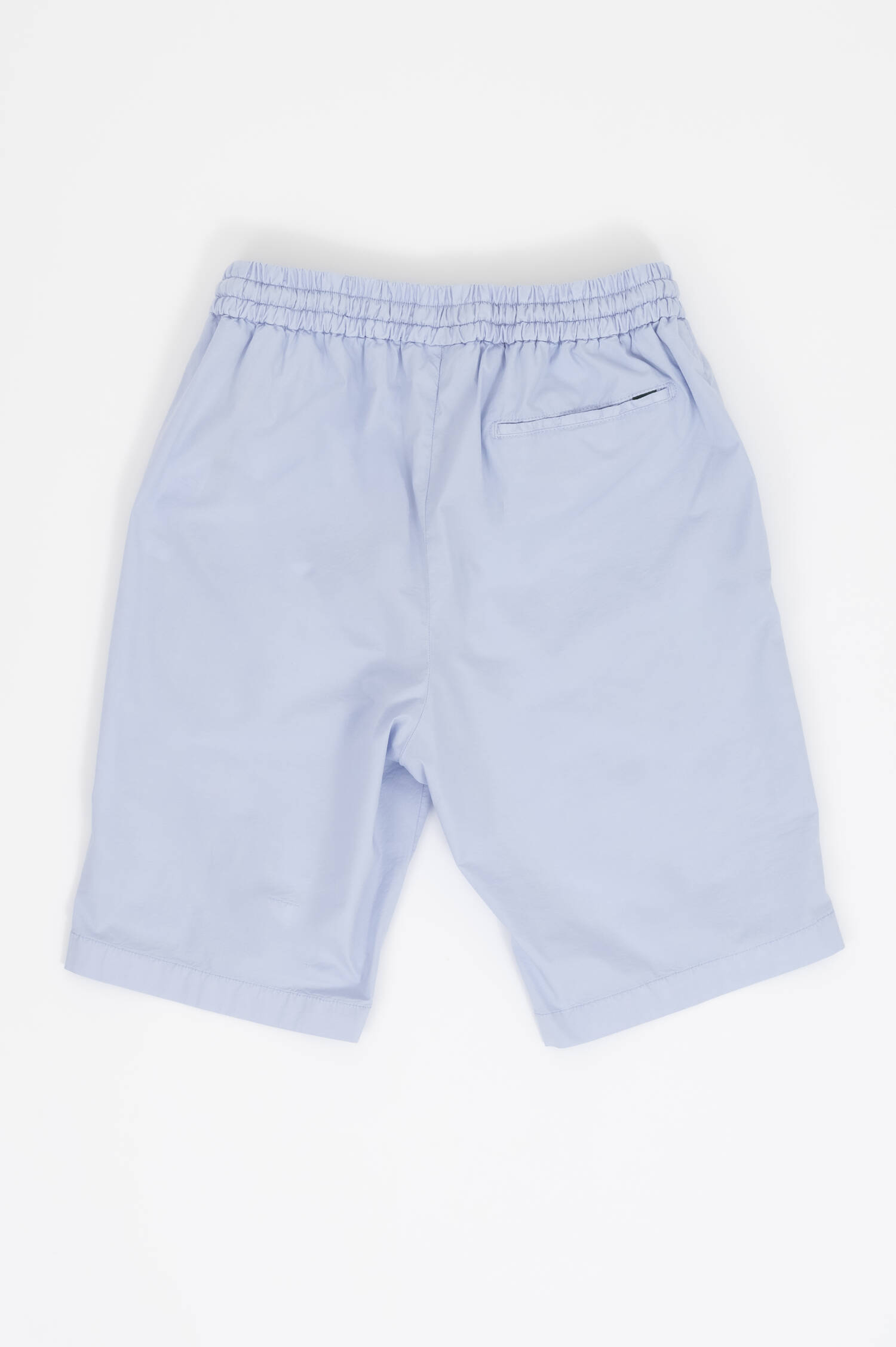 Bermuda-Shorts aus Baumwoll-Mix in Pastellblau