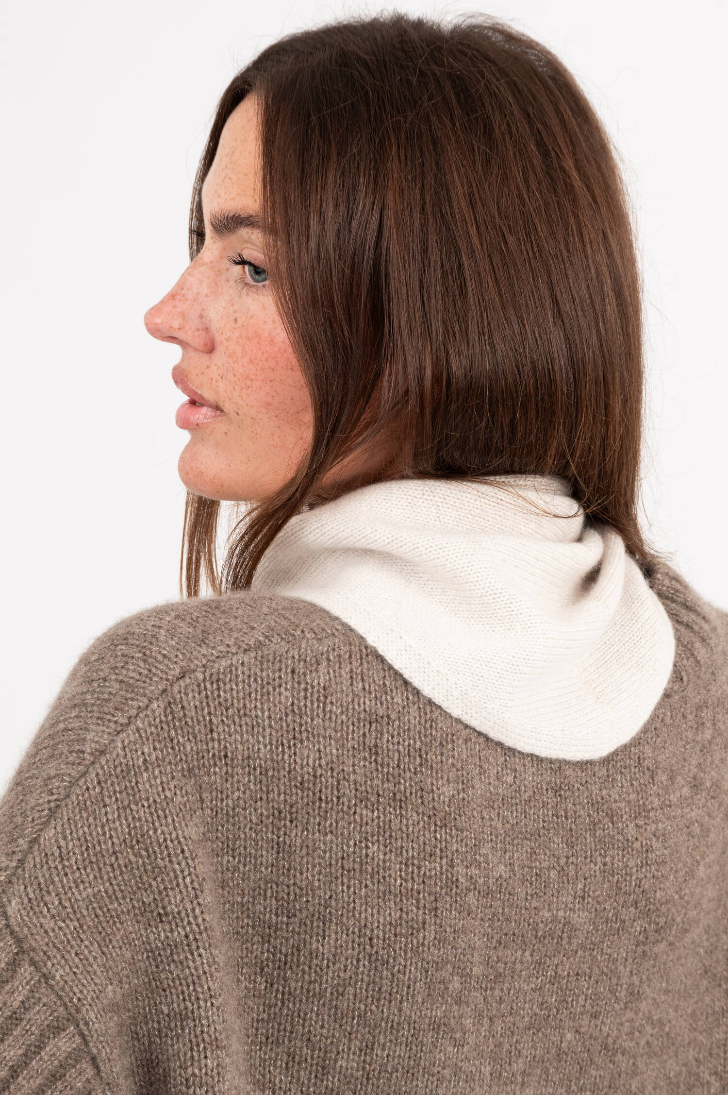 Cashmere Schal in Creme Cashmere Schal in Creme
