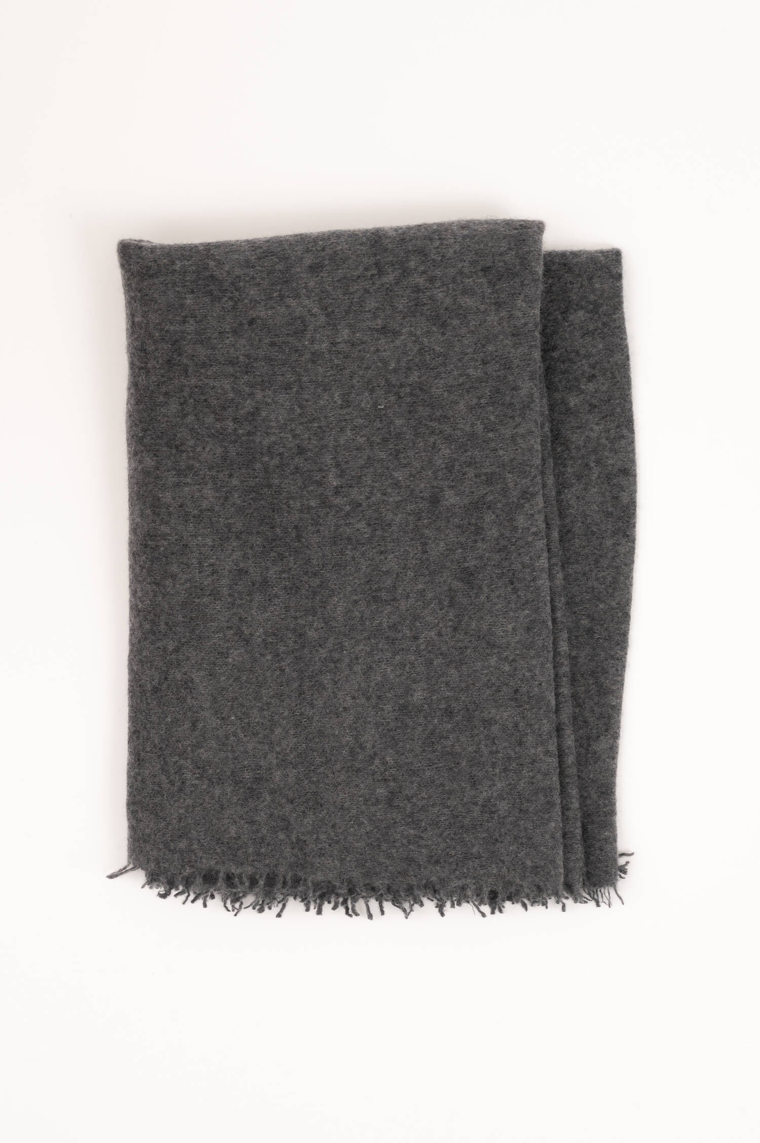 Cashmere Schal in Dunkelgrau meliert Cashmere Schal in Dunkelgrau meliert