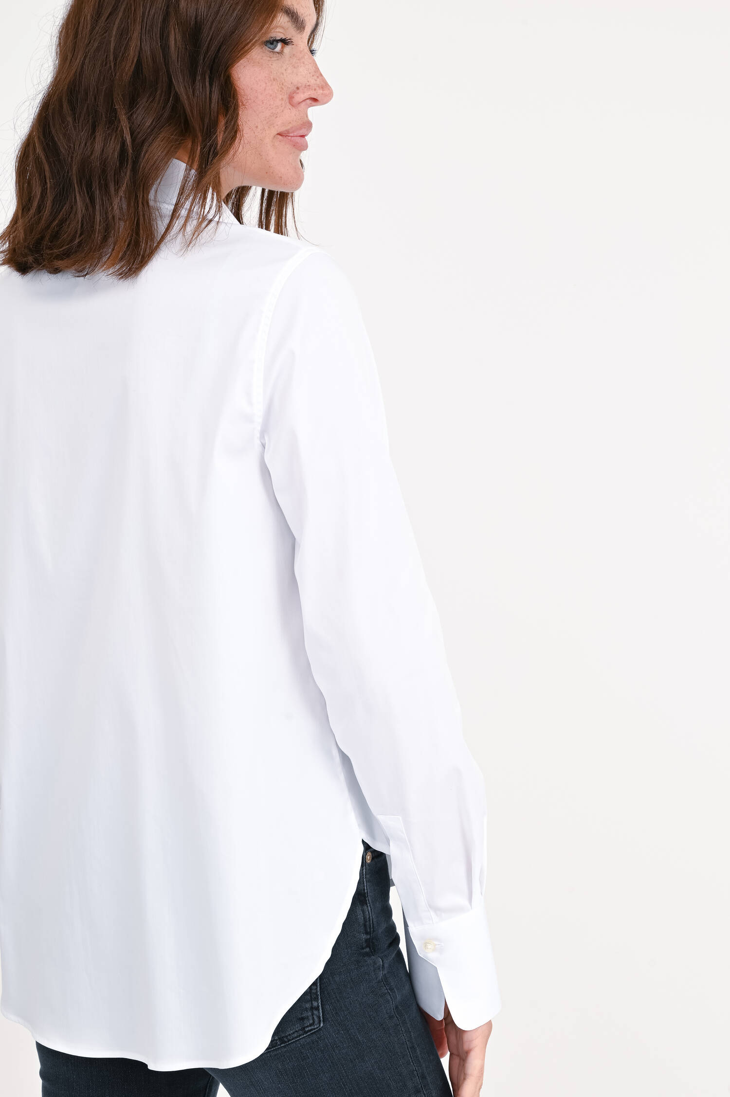 Klassische Bluse in Weiß