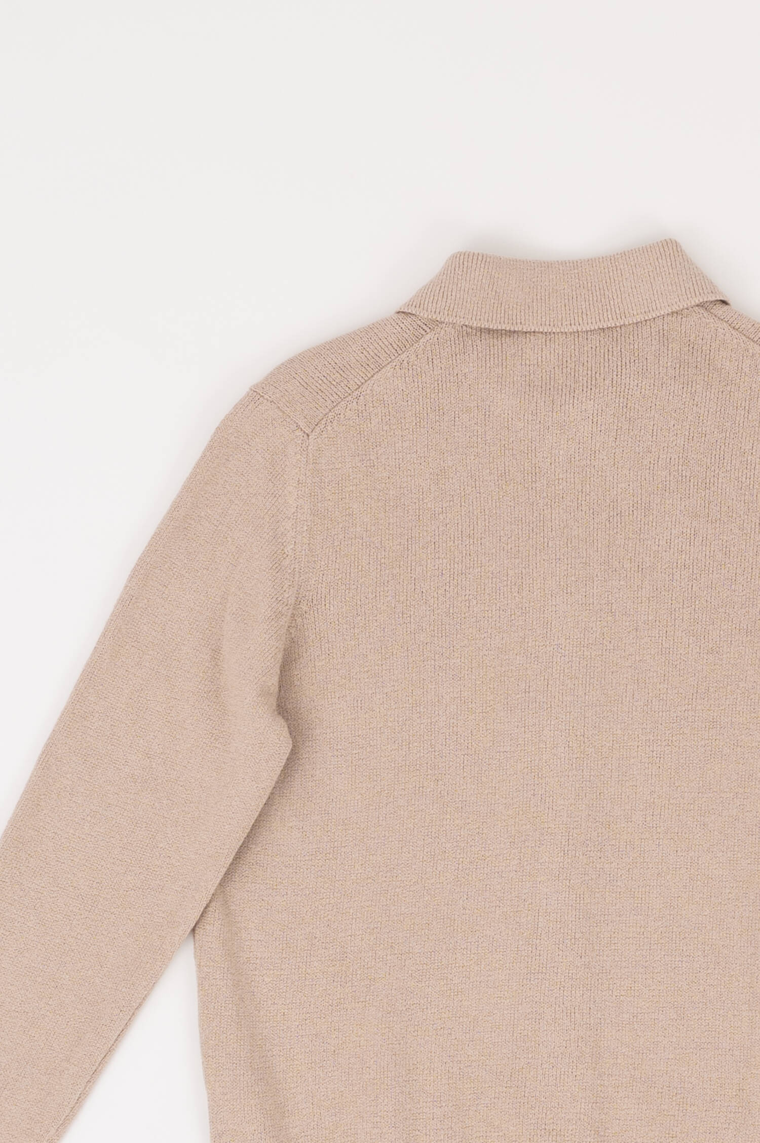Strickjacke mit Cashmere Anteil in Beige