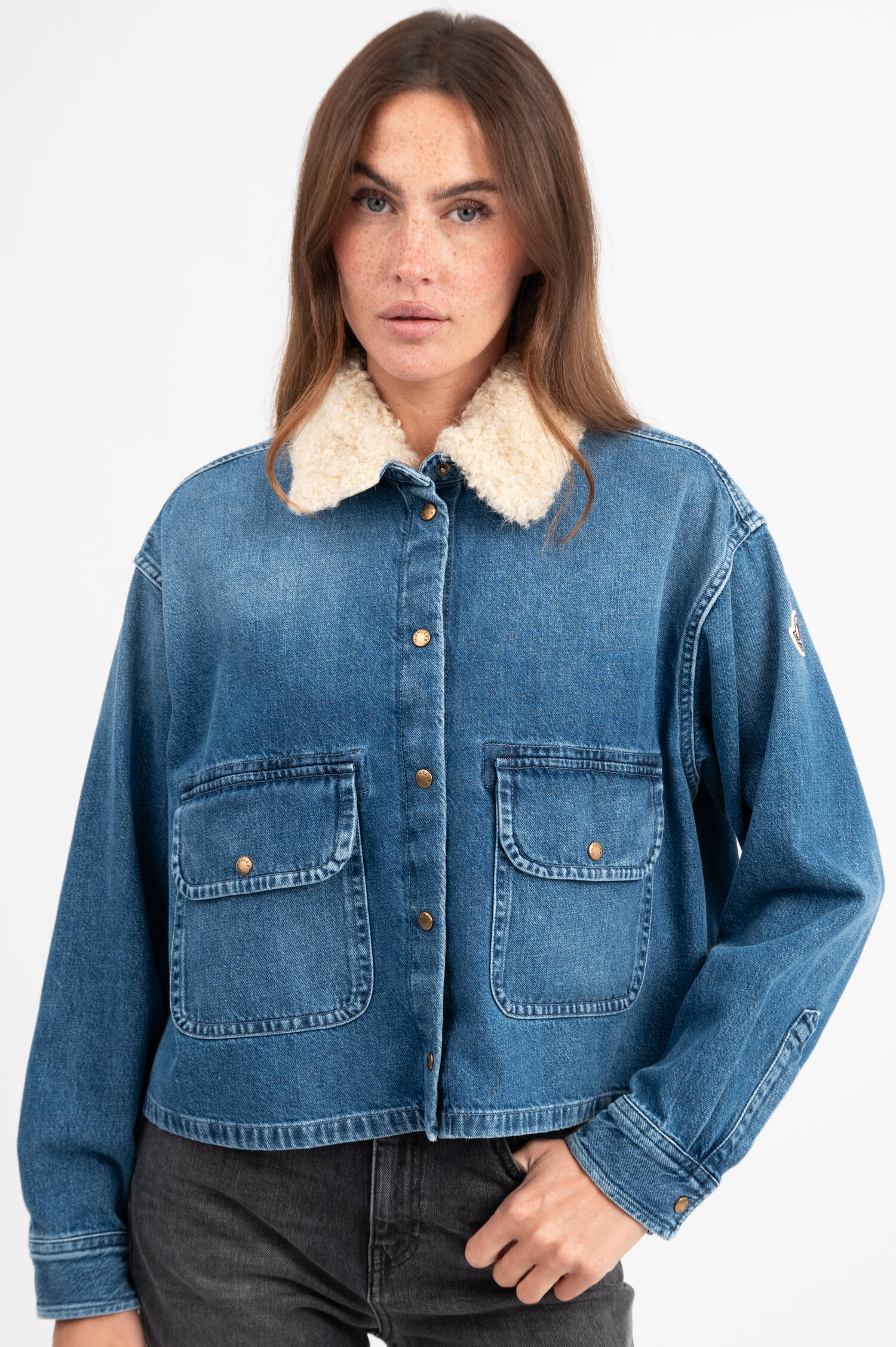 Denim-Jacke in Hellblau Denim-Jacke in Hellblau
