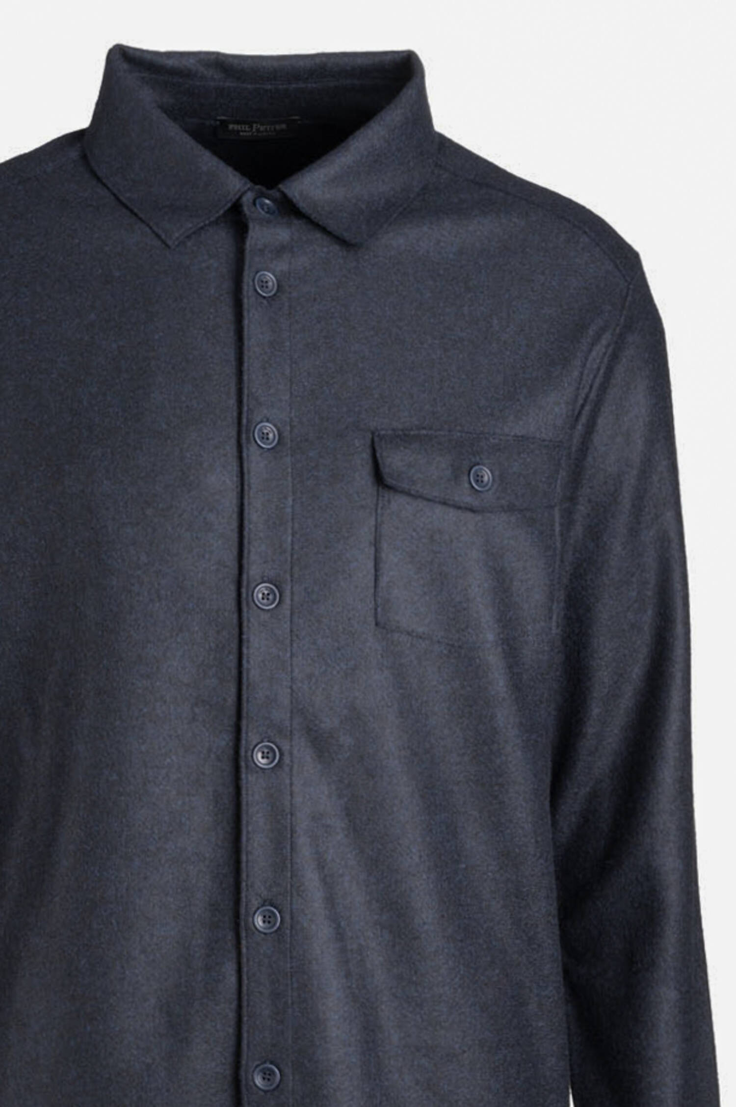 Wollflanell Hemd in Navy Wollflanell Hemd in Navy