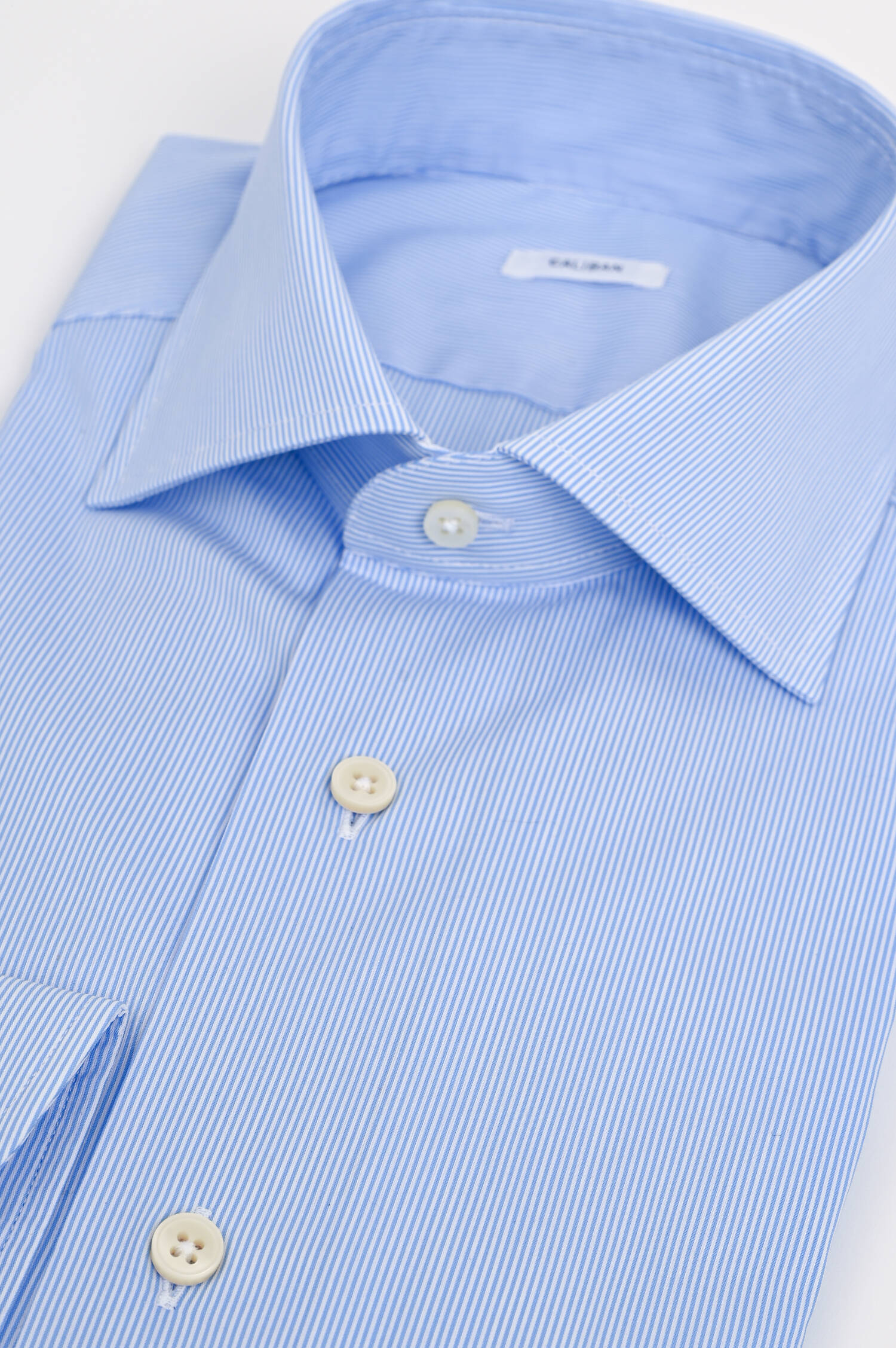 Hemd aus Baumwoll Mix in Blau/Weiß gestreift