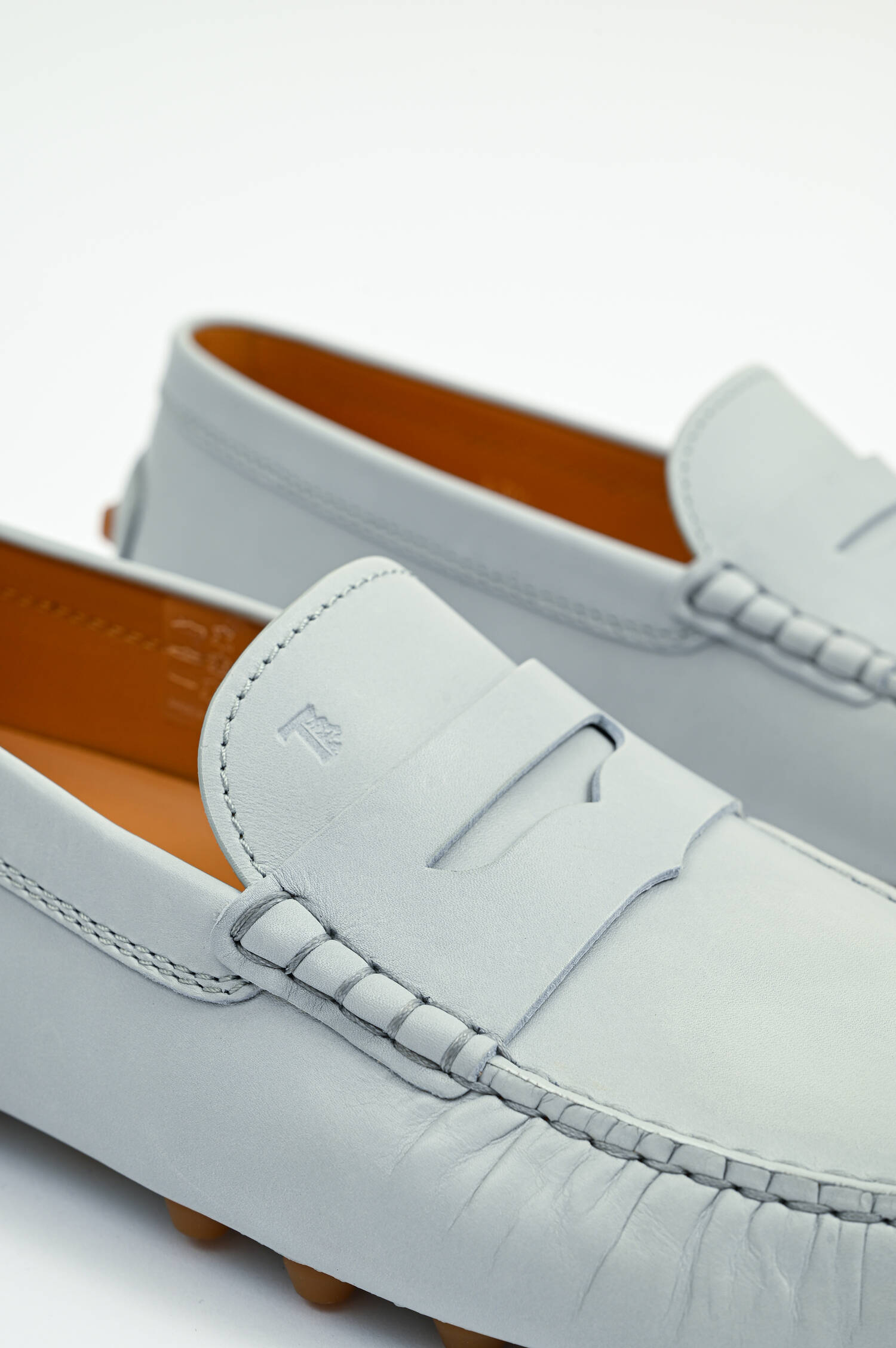 Mokkasin in Graublau