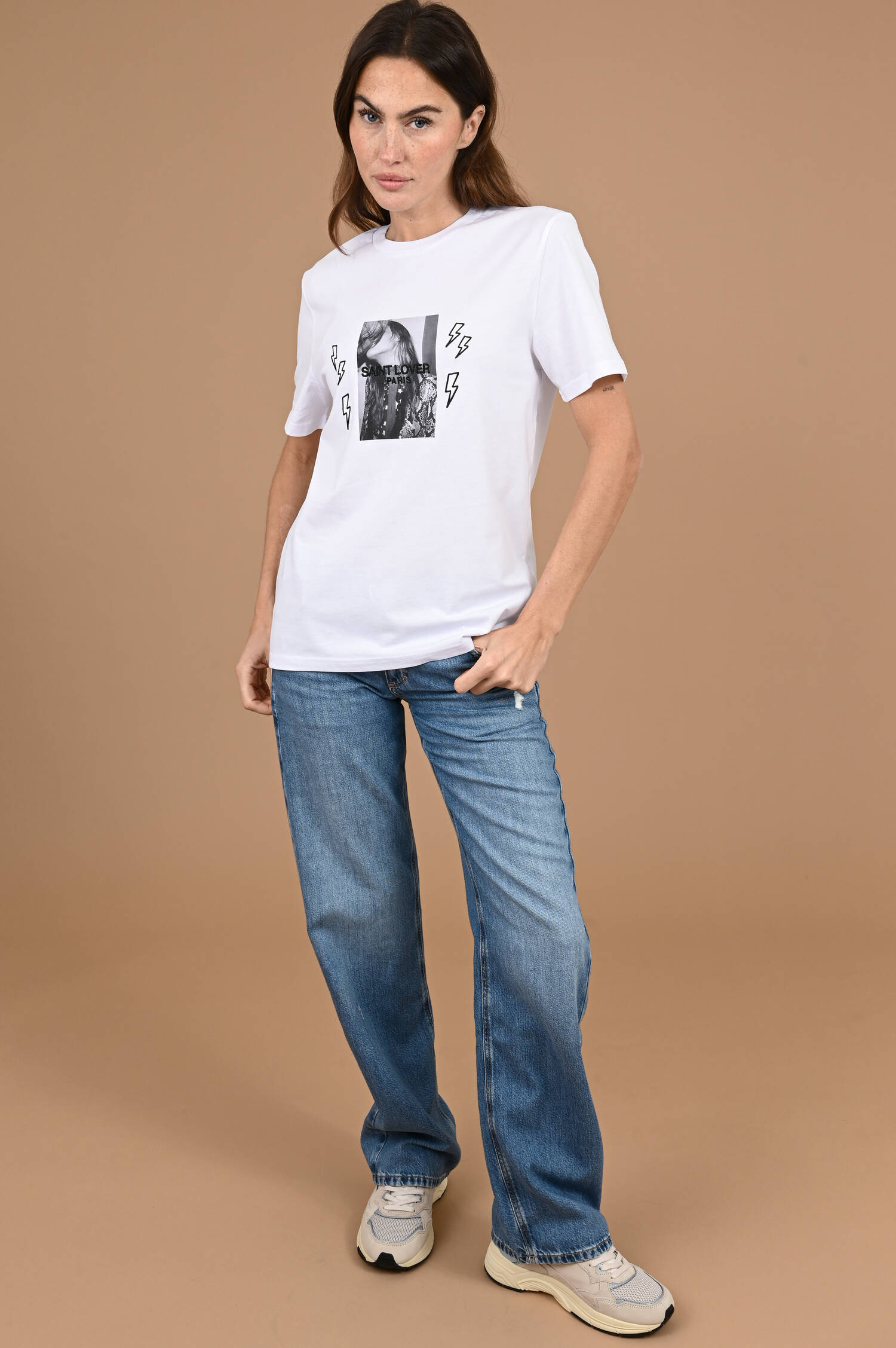 T-Shirt KISS ME in Weiß T-Shirt KISS ME in Weiß