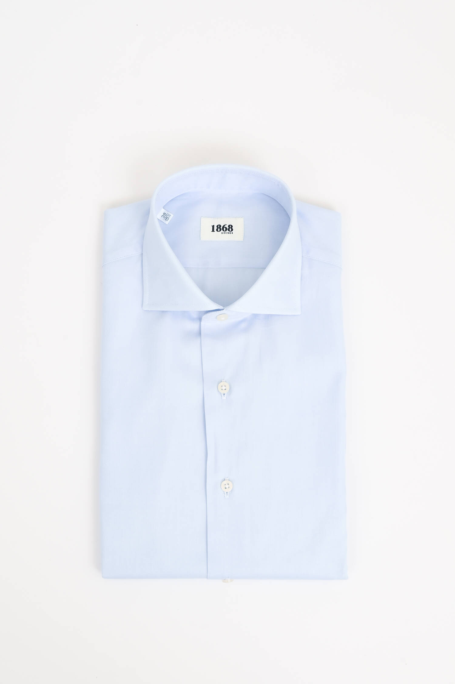 Twill-Hemd in Hellblau